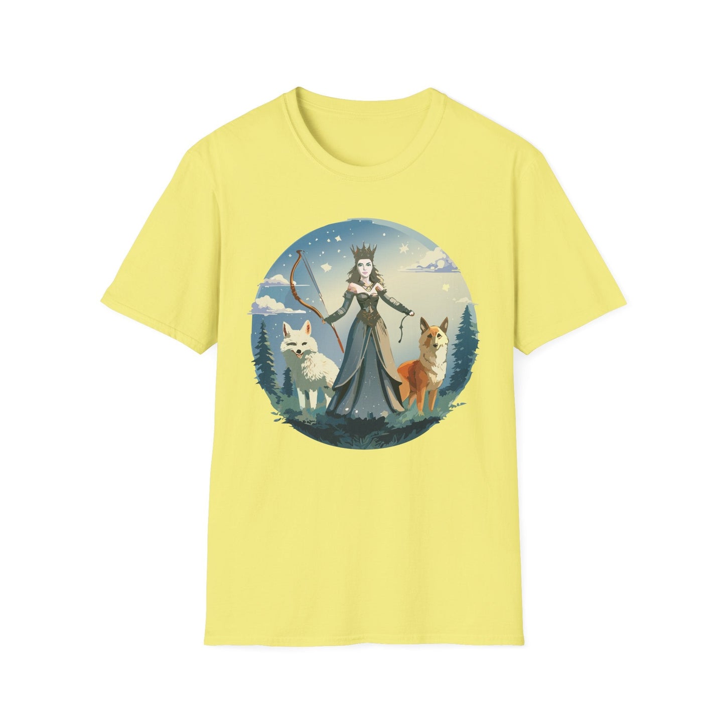 Women Graphic T Shirt Art Design Tee Unisex Softstyle Cotton Gildan 64000 Premium Comfort