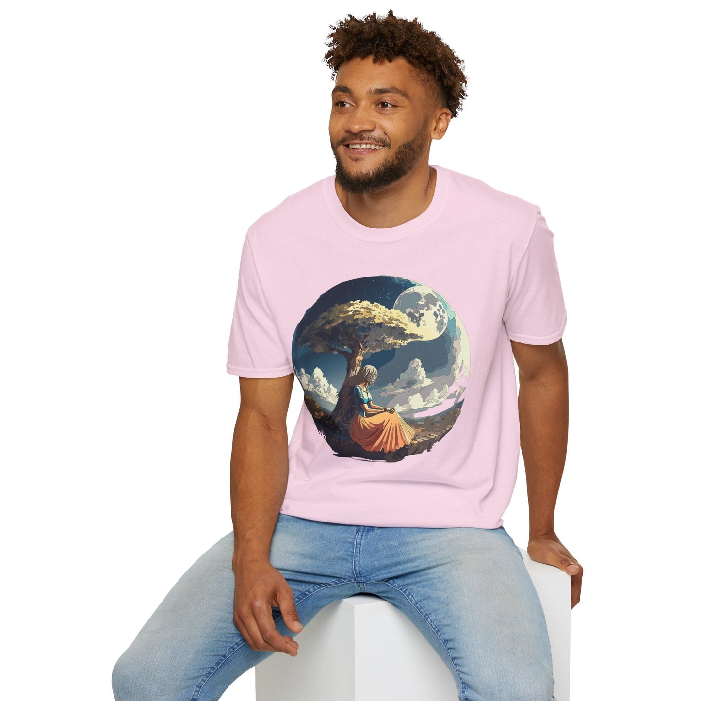 Unisex Graphic T Shirt Art Design Tee Softstyle 64000 Ring Spun Cotton Comfortable