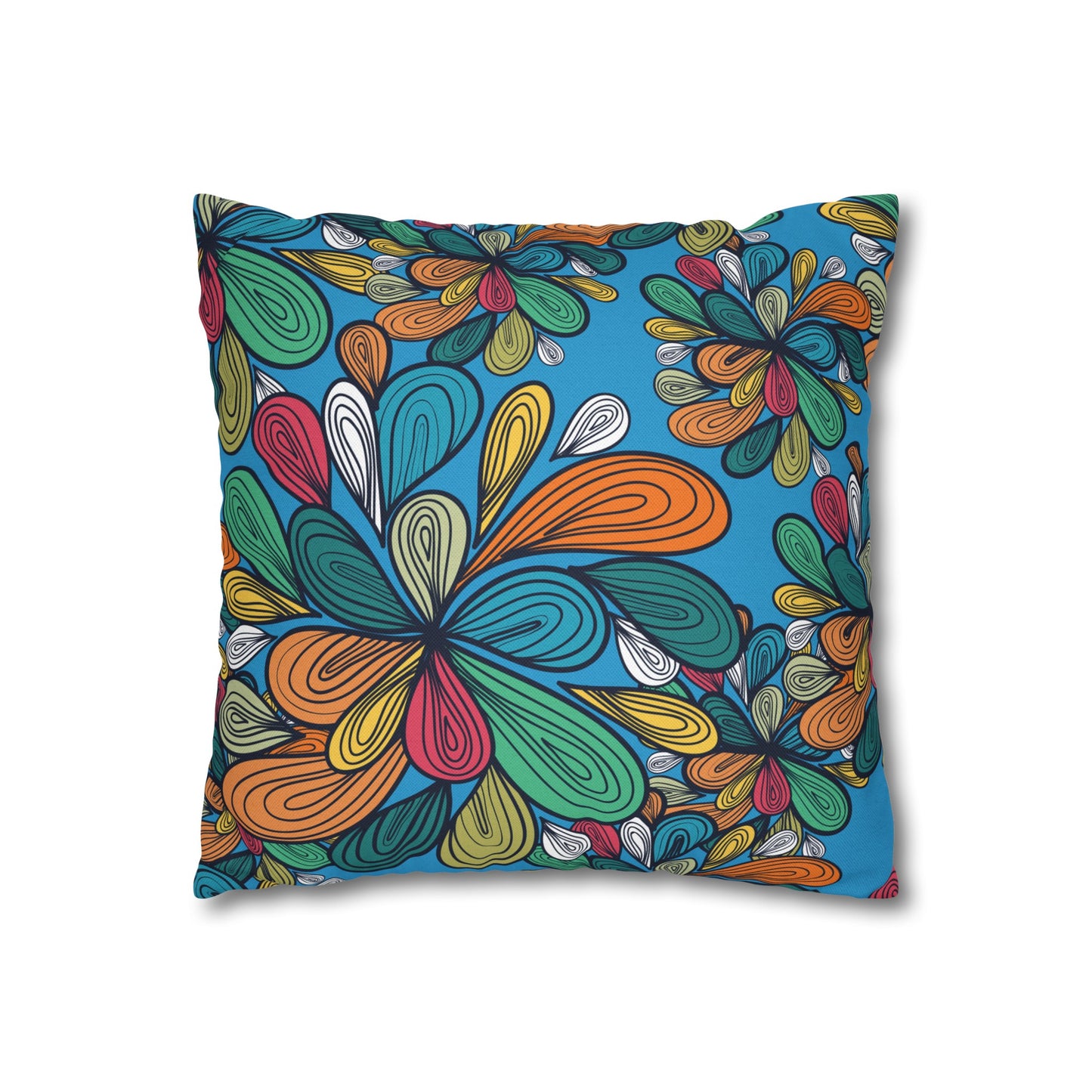 Floral Poly Pillowcase