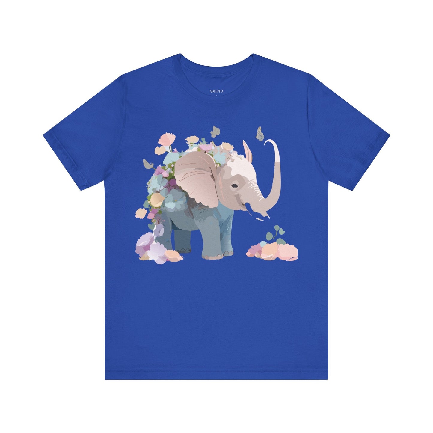 Elephant Graphic Tee Unisex Vintage Inspired Artwork Premium Adelpha Jersey Short Sleeve