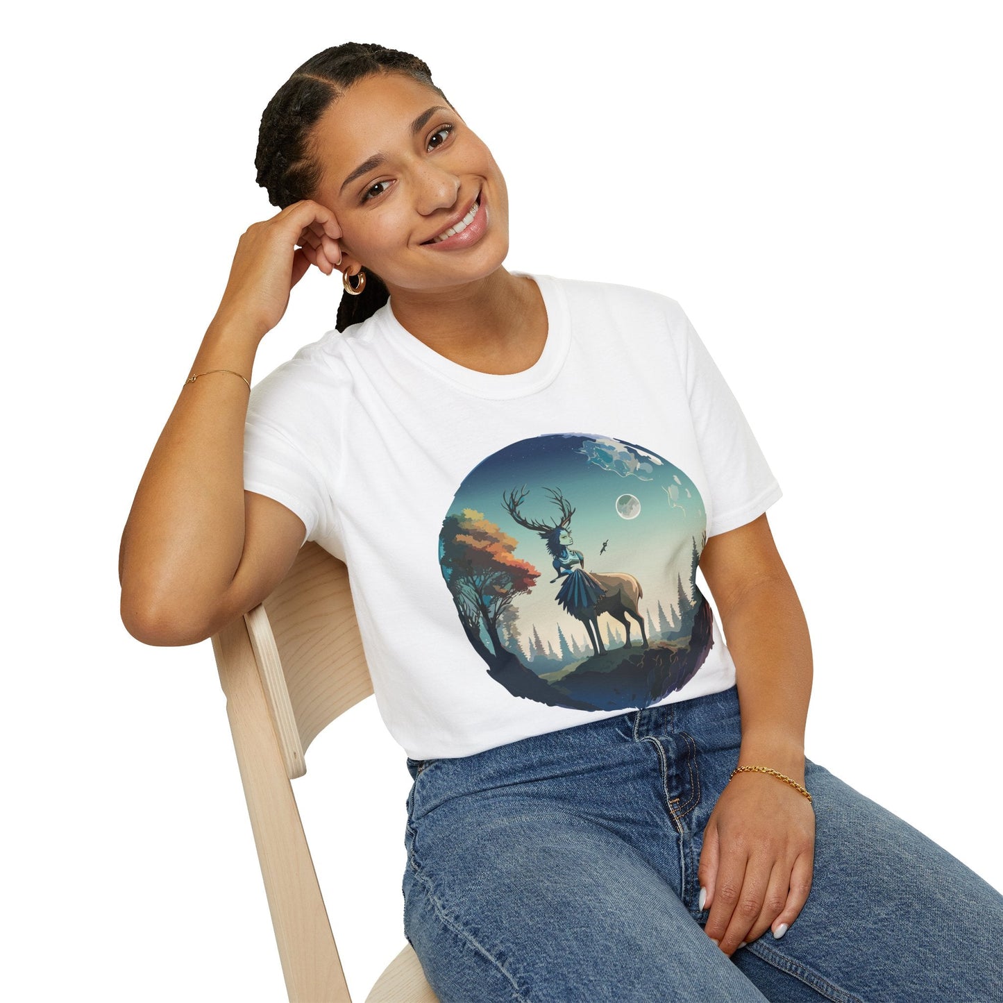 Womens Graphic T Shirts Art Design Tee Gildan Softstyle 64000 100 Percent Ring Spun Cotton Unisex