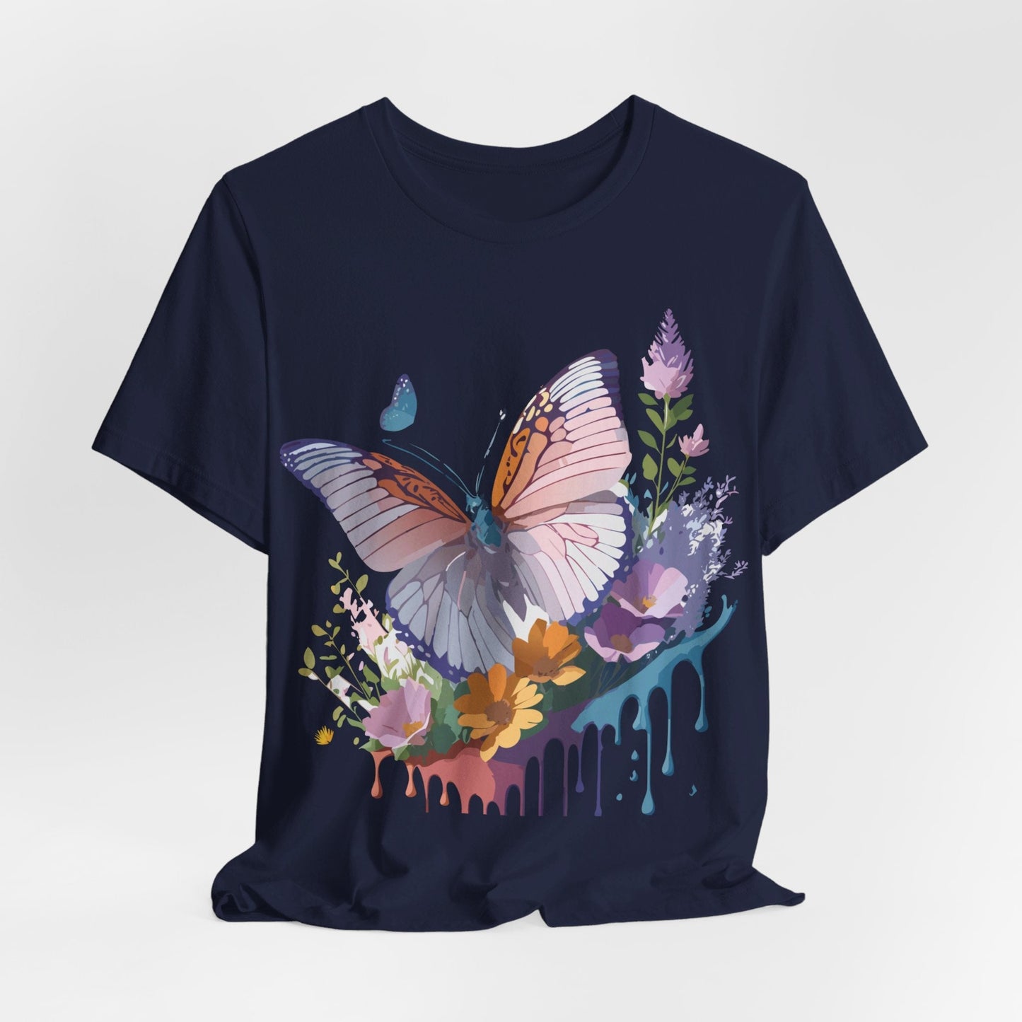 Butterfly Graphic Tee Unisex Adelpha Vintage Inspired Art Design Tee