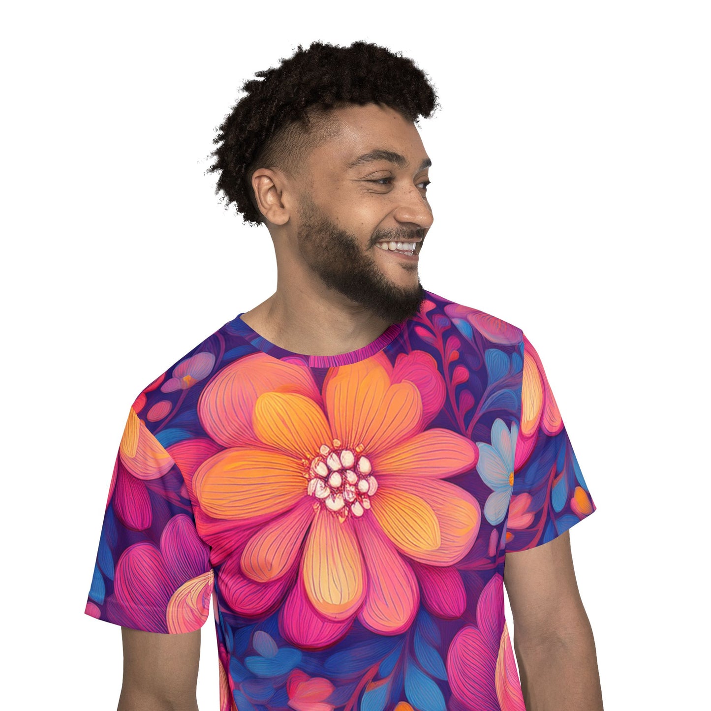 Unisex Floral Shirt, Floral Tee Shirt, Floral T-Shirt, T Shirt with Flowers 9