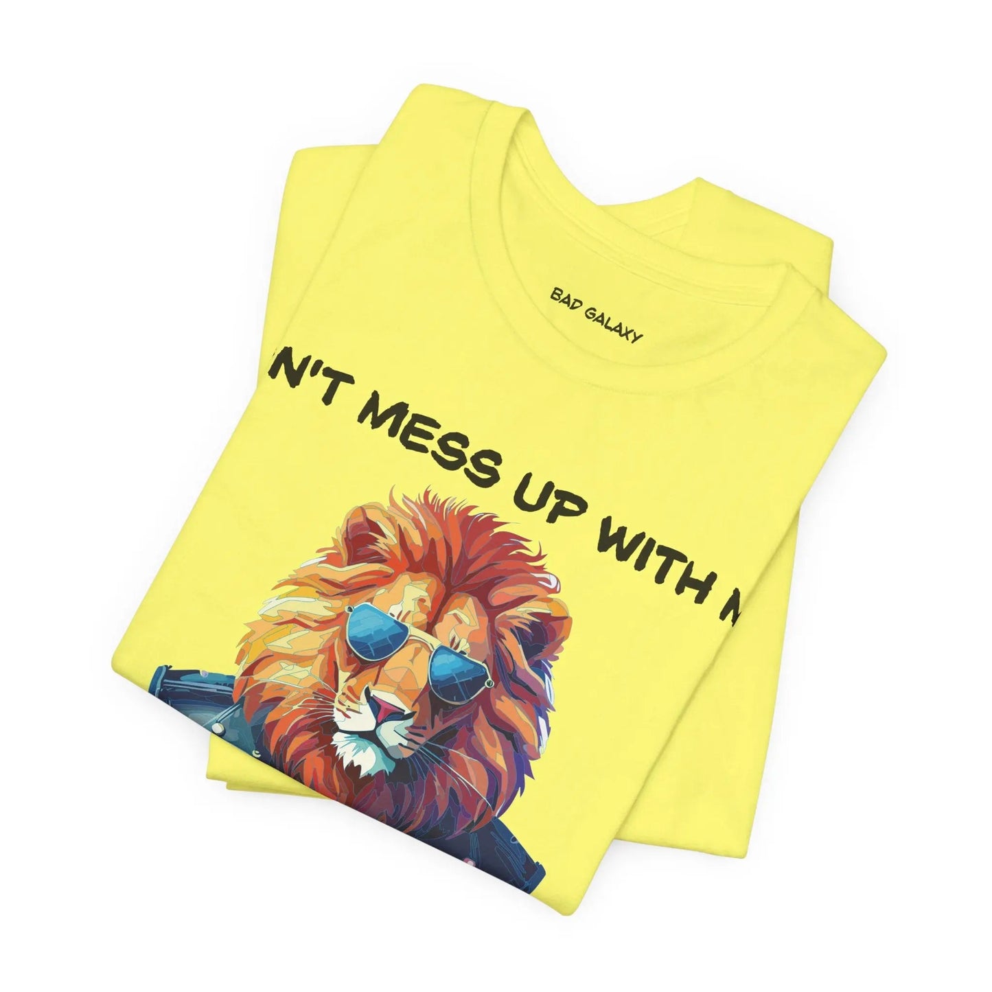 Animal T Shirt By Bad Galaxy Unisex 100 Percent Cotton Graphic Tee Eco Friendly Made In USA