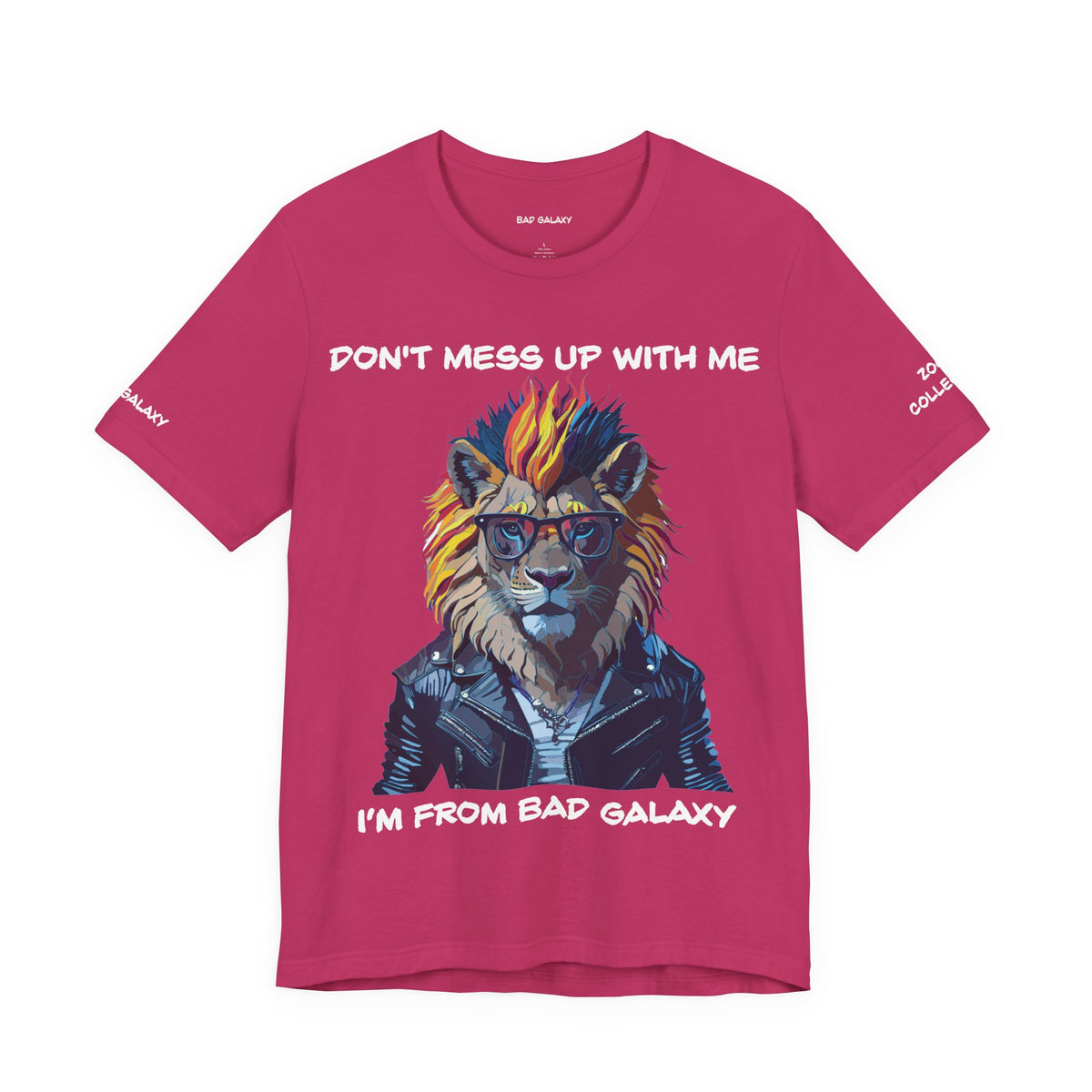 Animal Graphic Unisex Cotton Bella+Canvas Tee with Art Design b3
