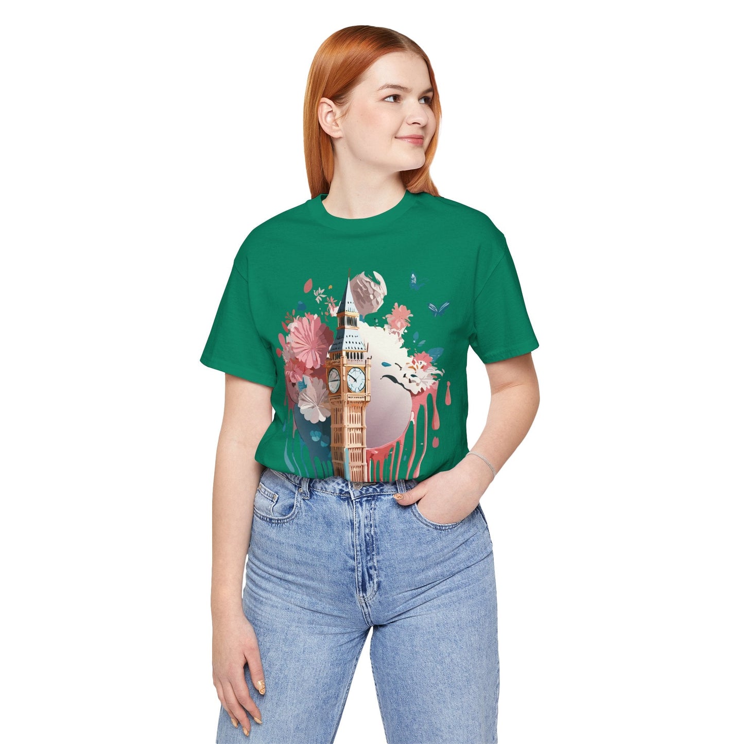 Adelpha London Graphic T Shirt Unisex Short Sleeve Tee For Everyday Style And Travel