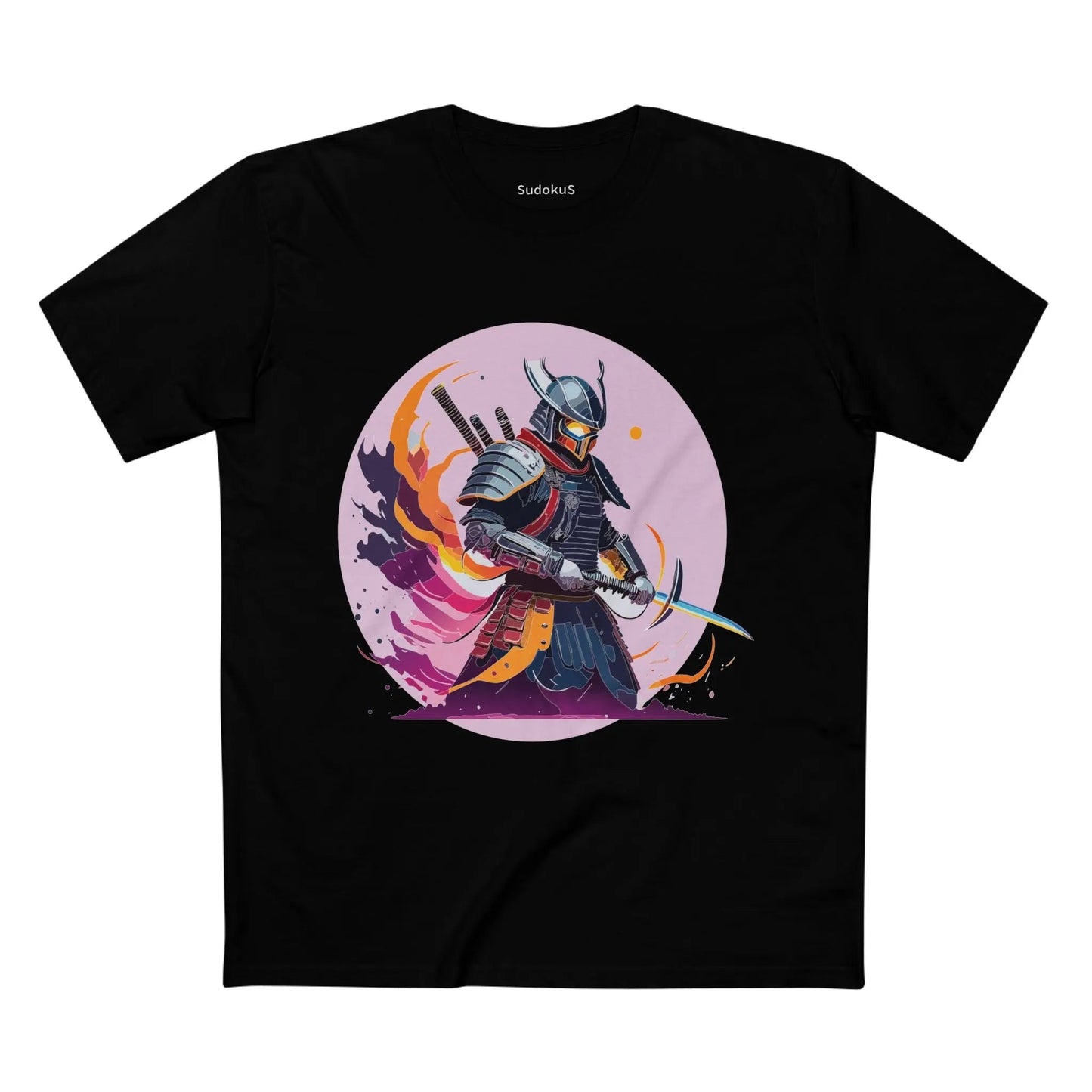 Samurai Graphic Unisex 100 Cotton Staple Tee 6