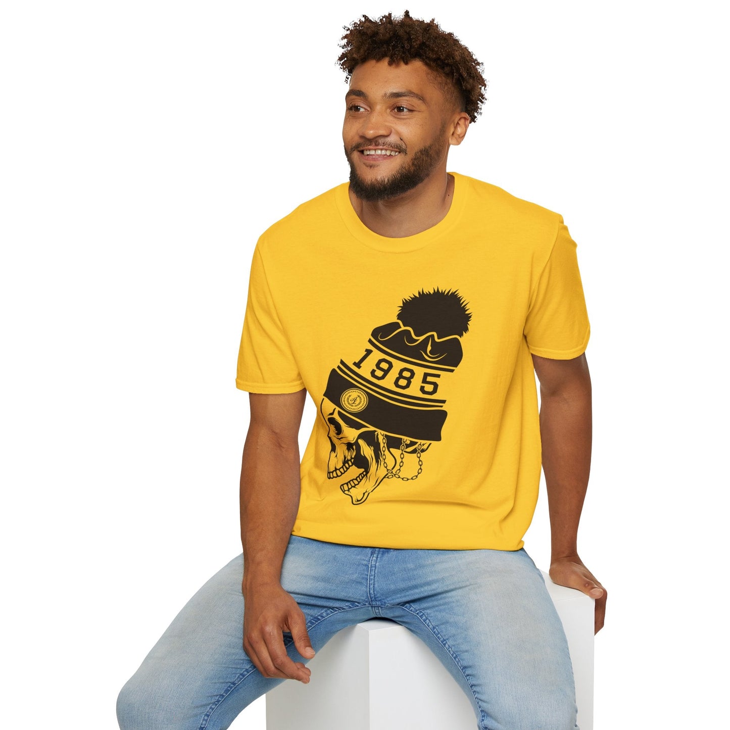 Cartoon Animation T Shirt Unisex Gildan Softstyle 64000 Tee With Art Design Funny Graphic
