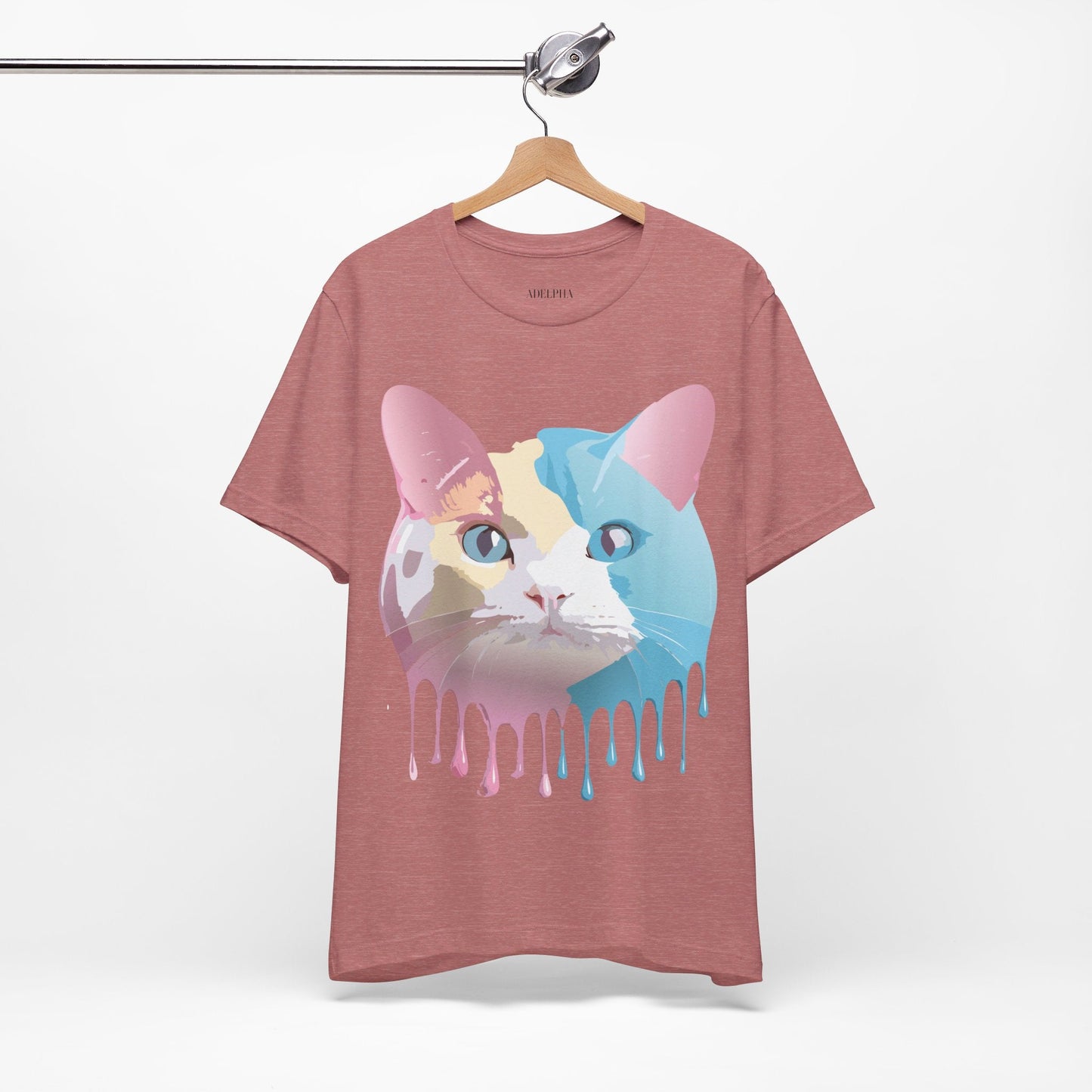 Cat Graphic Tee Unisex Jersey Short Sleeve By Adelpha Art Design