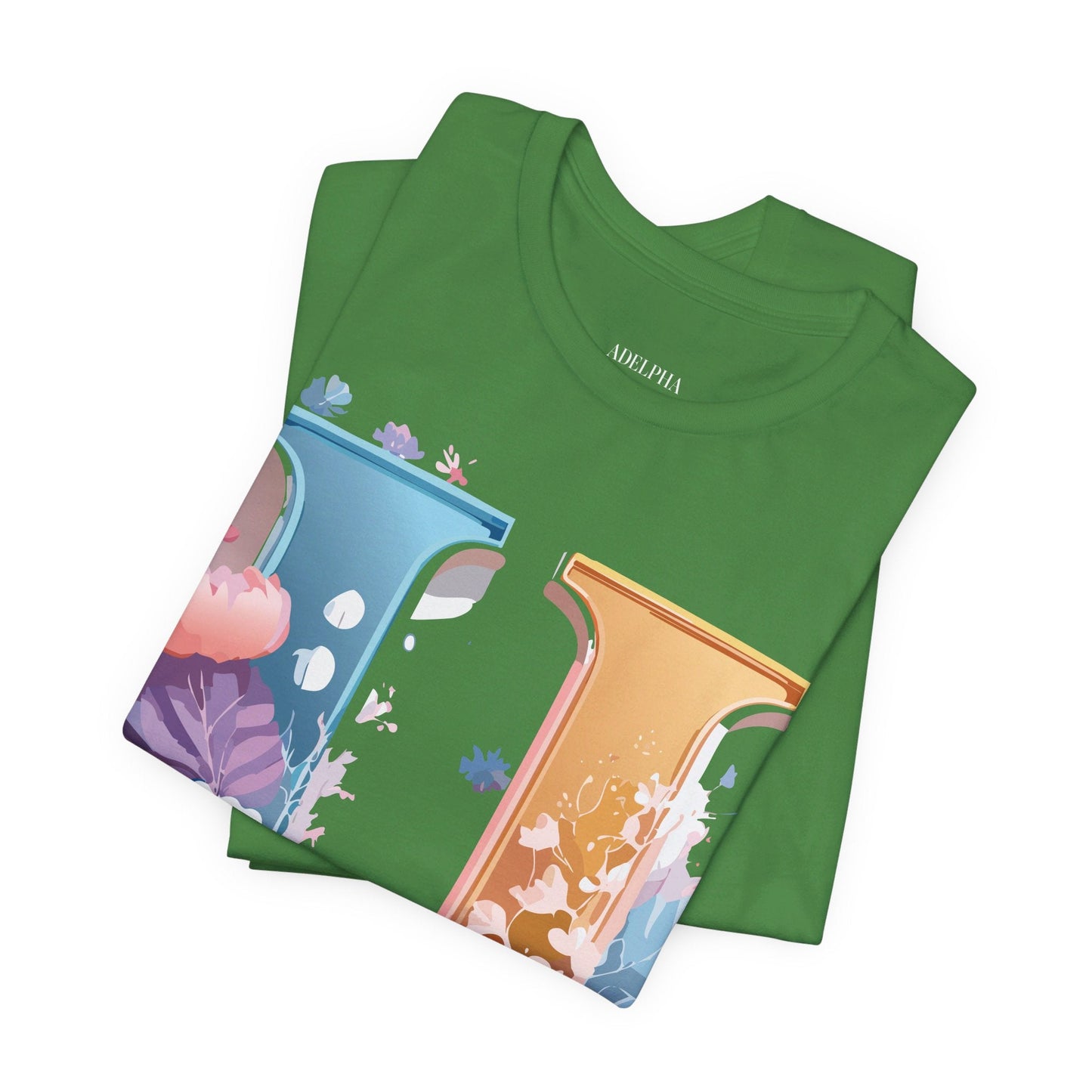 Letter U Graphic Tee Unisex Jersey Short Sleeve Premium Adelpha Art Design Shirt