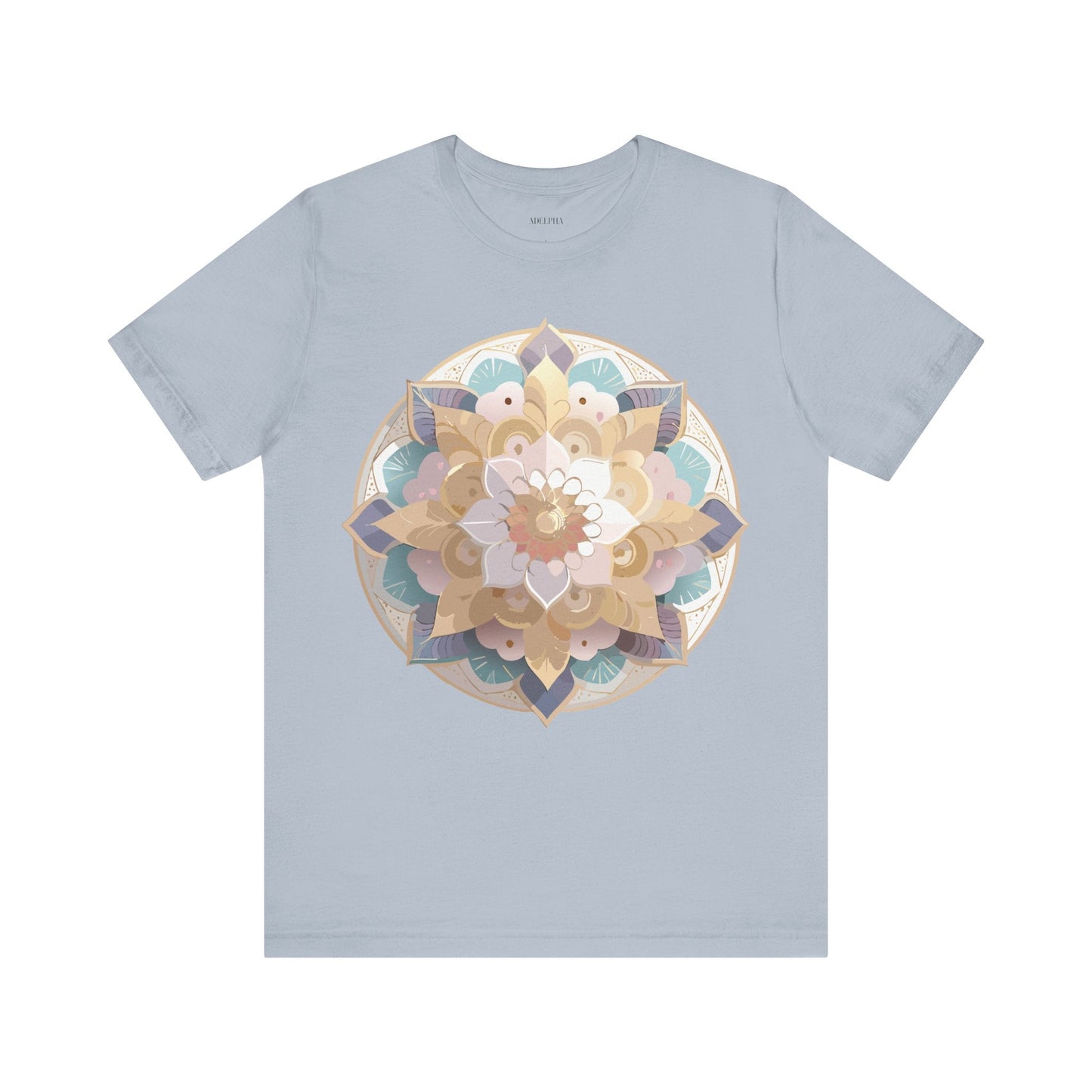 Mandala Graphic Tee Unisex Jersey Short Sleeve Adelpha Art Design Vintage Inspired Artwork