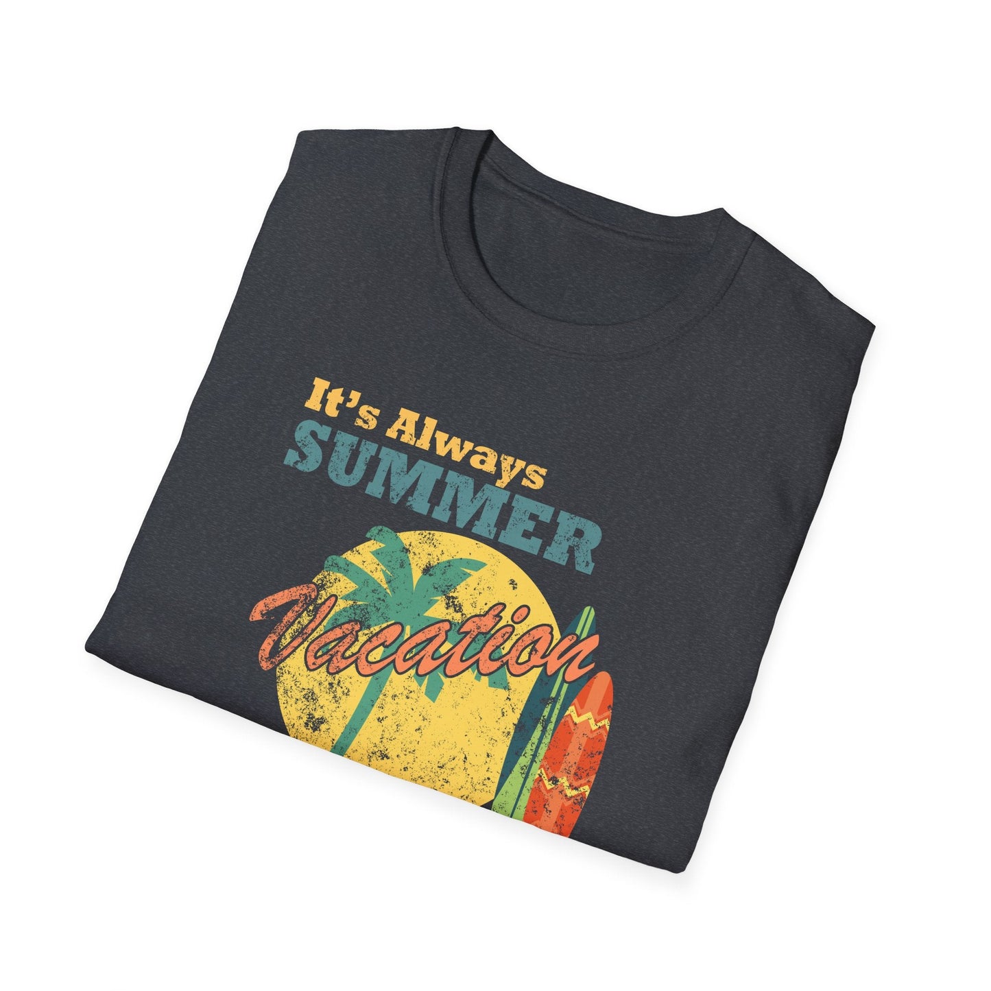 Summer Unisex T Shirt With Art Design Gildan Softstyle 64000 100 Percent Cotton Tee