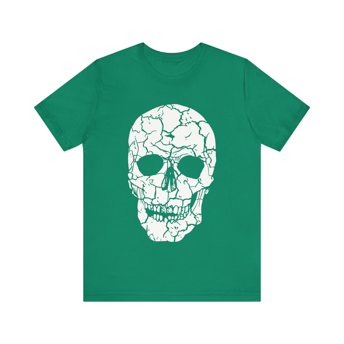 Camiseta unisex de algodón con calavera