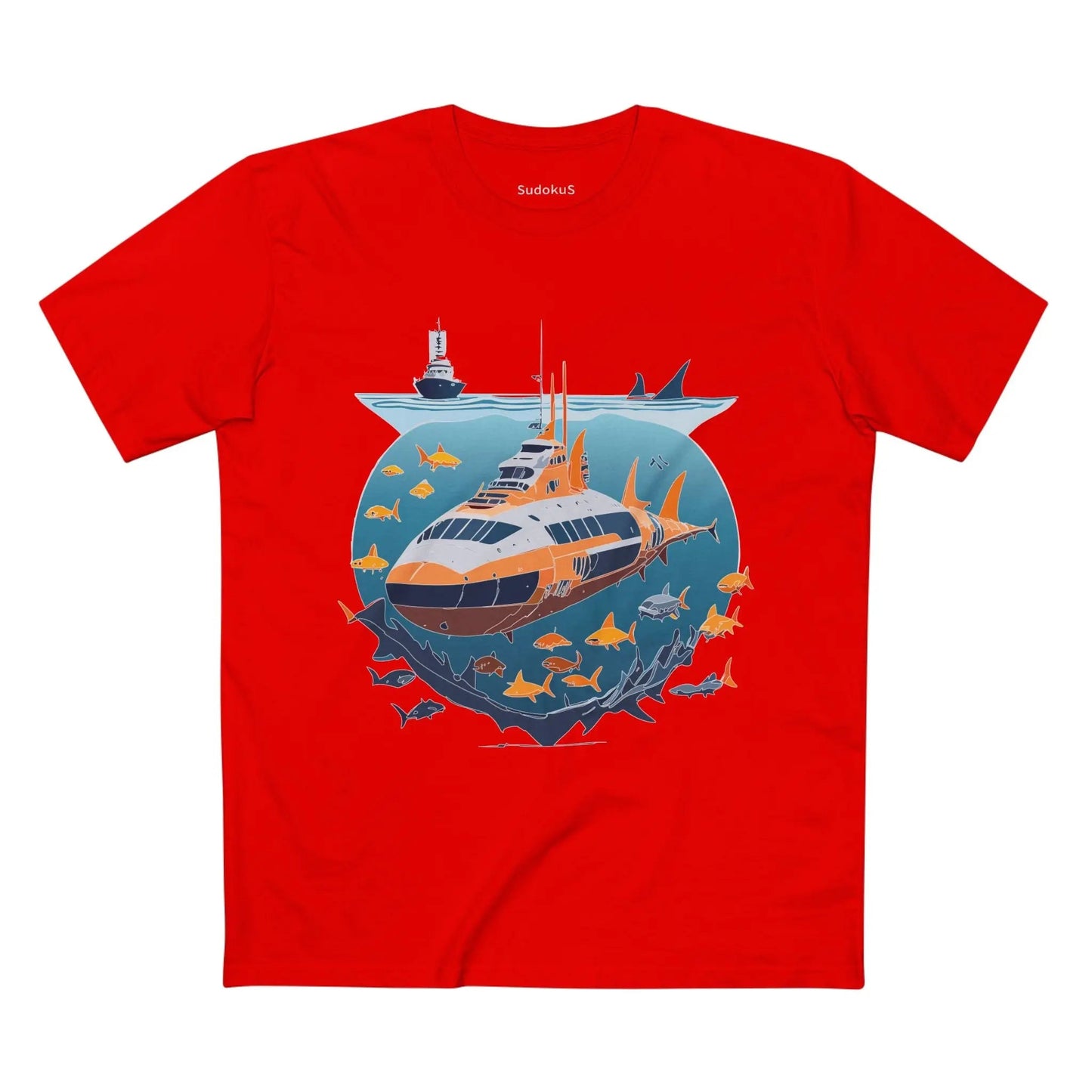 Ocean Coast Graphic Unisex 100 Cotton Staple Tee 20