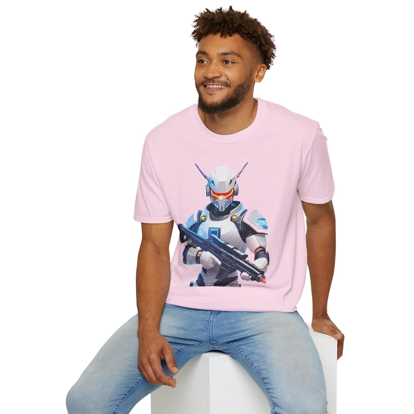Robocop Graphic Unisex Cotton With Cyber Man Artwork Tee 1