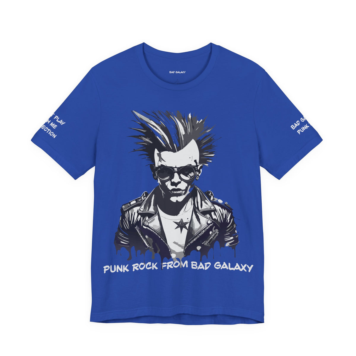 Punk Rock Graphic Unisex Cotton Bella+Canvas Tee with Art Design b40
