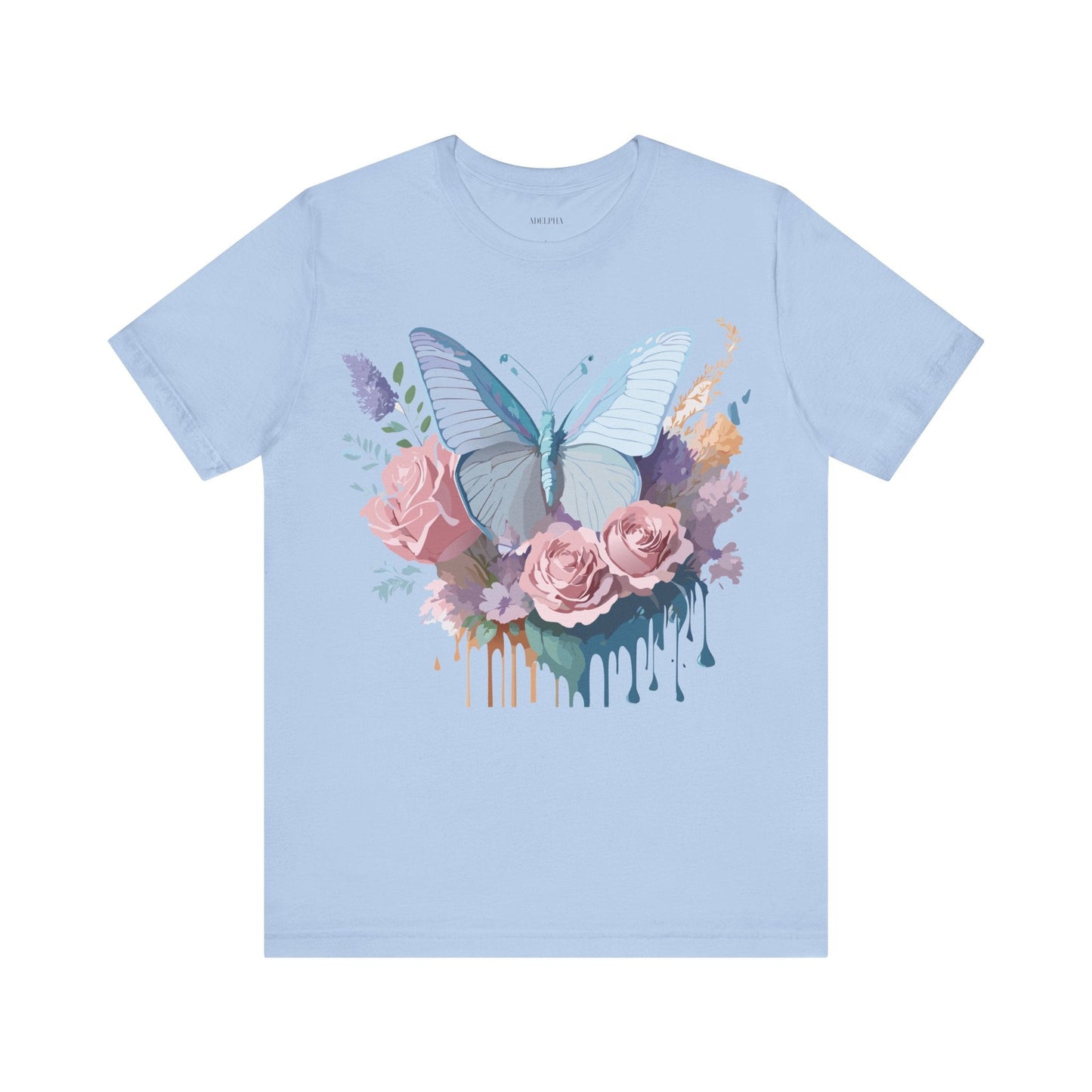Butterfly Graphic Tee Unisex Jersey Shirt Adelpha Vintage Art Design