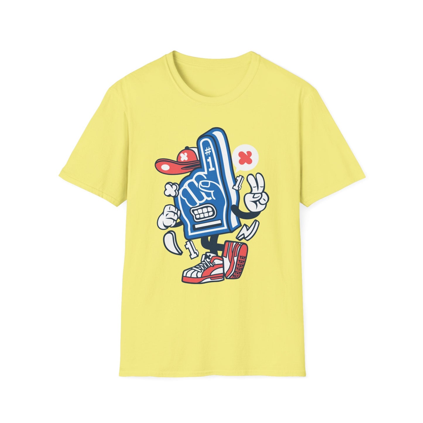 Cartoon T Shirt Animation Tee Unisex Funny Tee Gildan Softstyle 64000 100 Percent Ring Spun Cotton