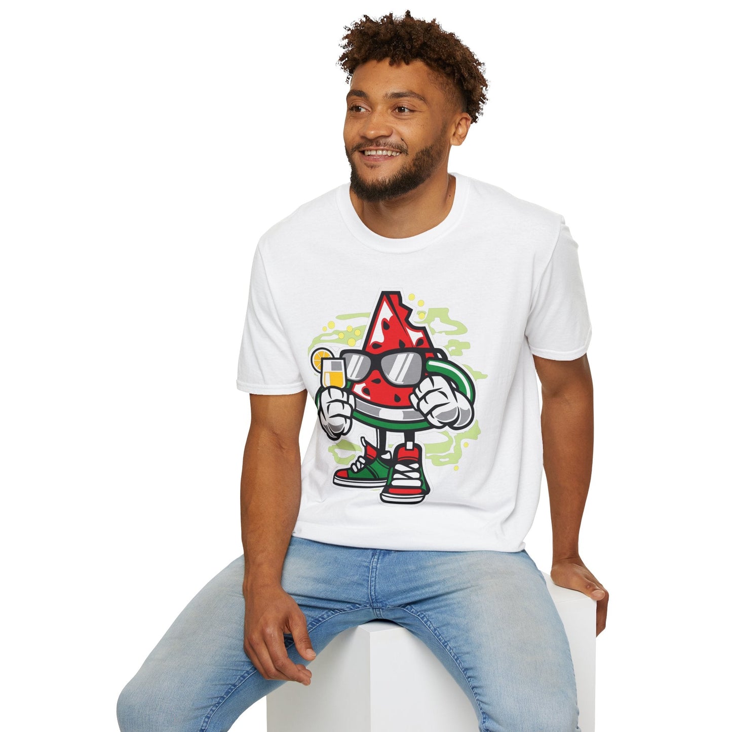 Cartoon T Shirt Animation T Shirt Funny Tee Shirt Unisex Gildan Softstyle 64000 Artwork