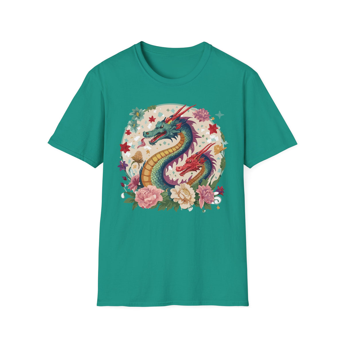 Dragon Graphic Tee Gildan Unisex 100 Cotton Tee Shirt with Animal a35