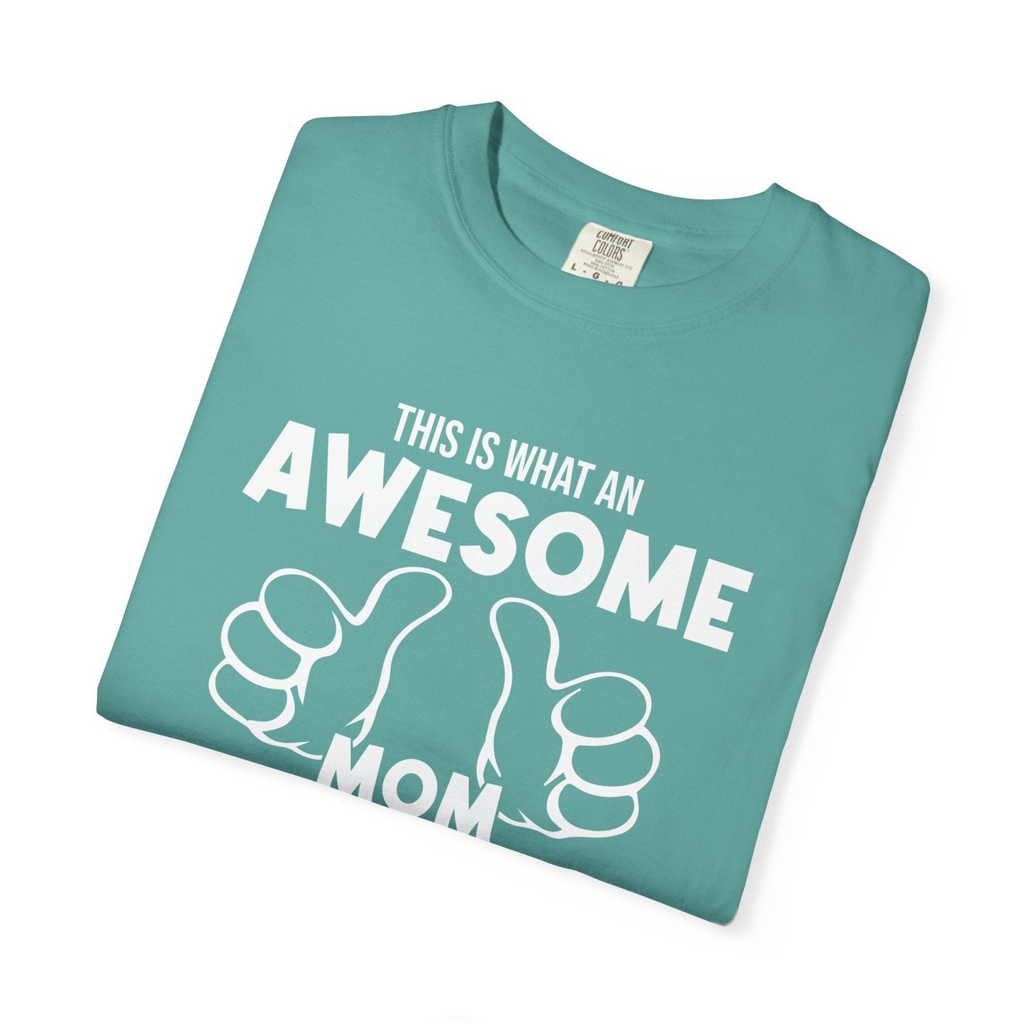 Mom T-shirt Mother's Day Mama Tee Unisex Comfort Colors Garment-Dyed Cotton h25