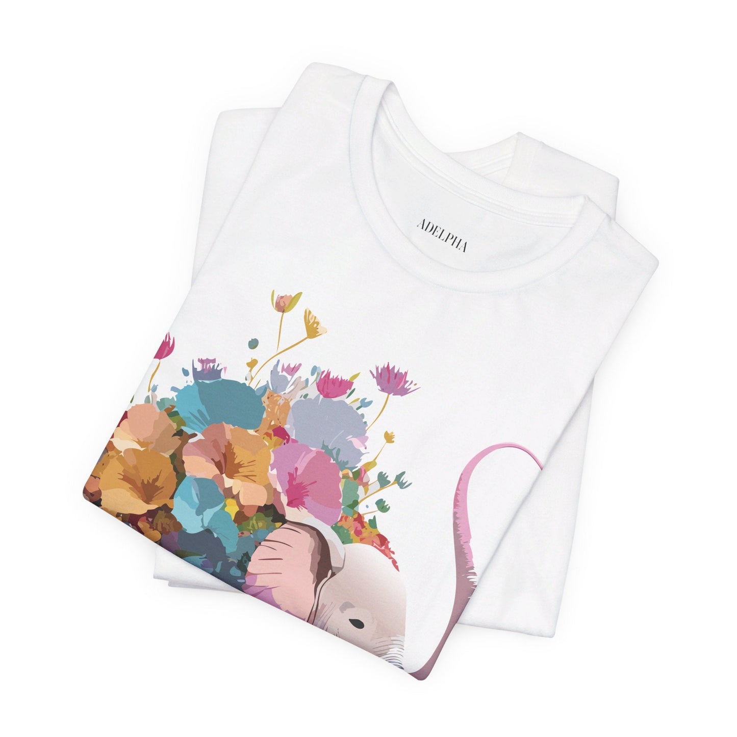 Elephant Graphic Unisex 100 Cotton Jersey Vintage Art Design Tee 13