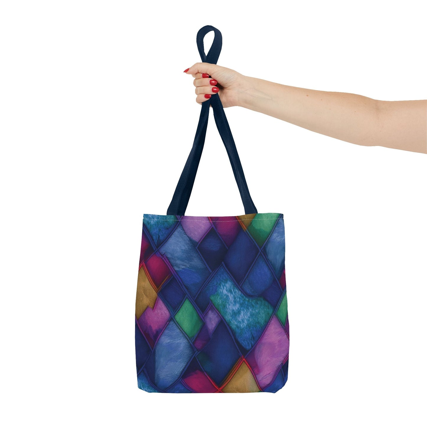 Denim Canvas Bag, Tote Bag Denim Printify