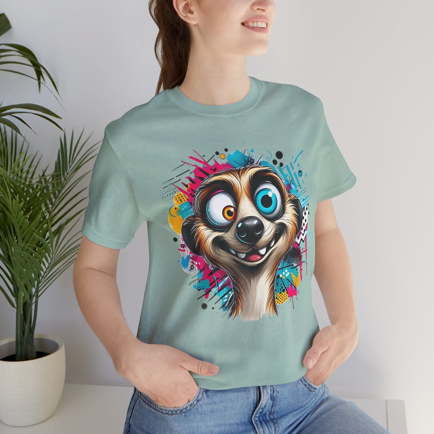 Squirrel Shirt, Funny Squirrel Tee Shirt, Funny Animal T-Shirt, Cartoon Top, Animal Tees, Art Design T-Shirt, Graphic Tee