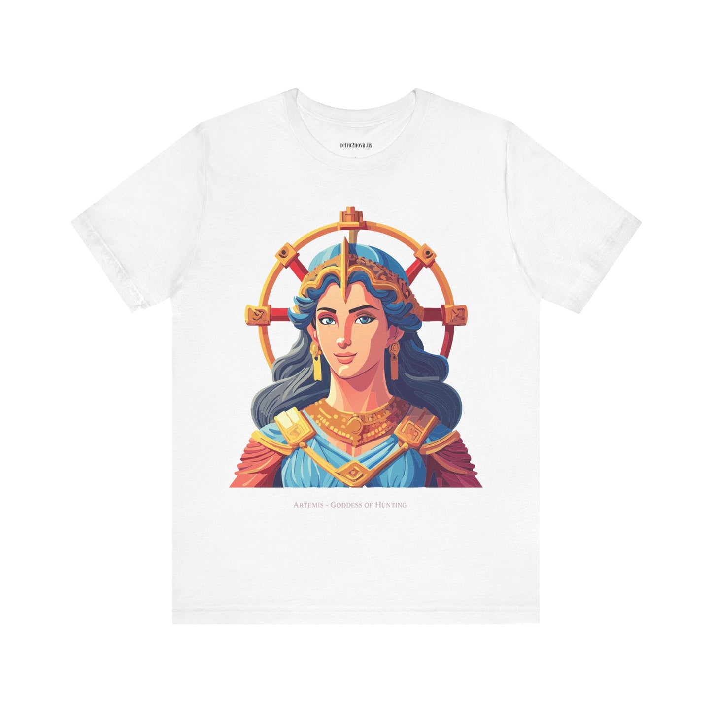 Artemis Goddess Shirt Unisex Graphic Tee Vintage Inspired Artwork by Retro2Nova Collection