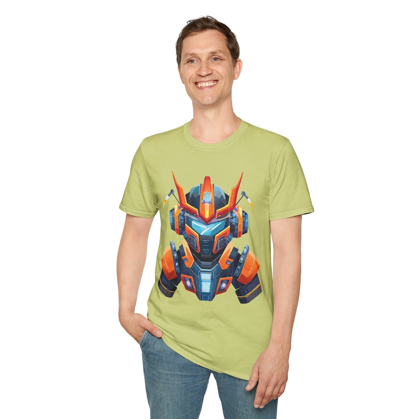 Cyborg Tee Unisex Robot Shirt Terminator Style 100 Percent Ring Spun Cotton Short Sleeve