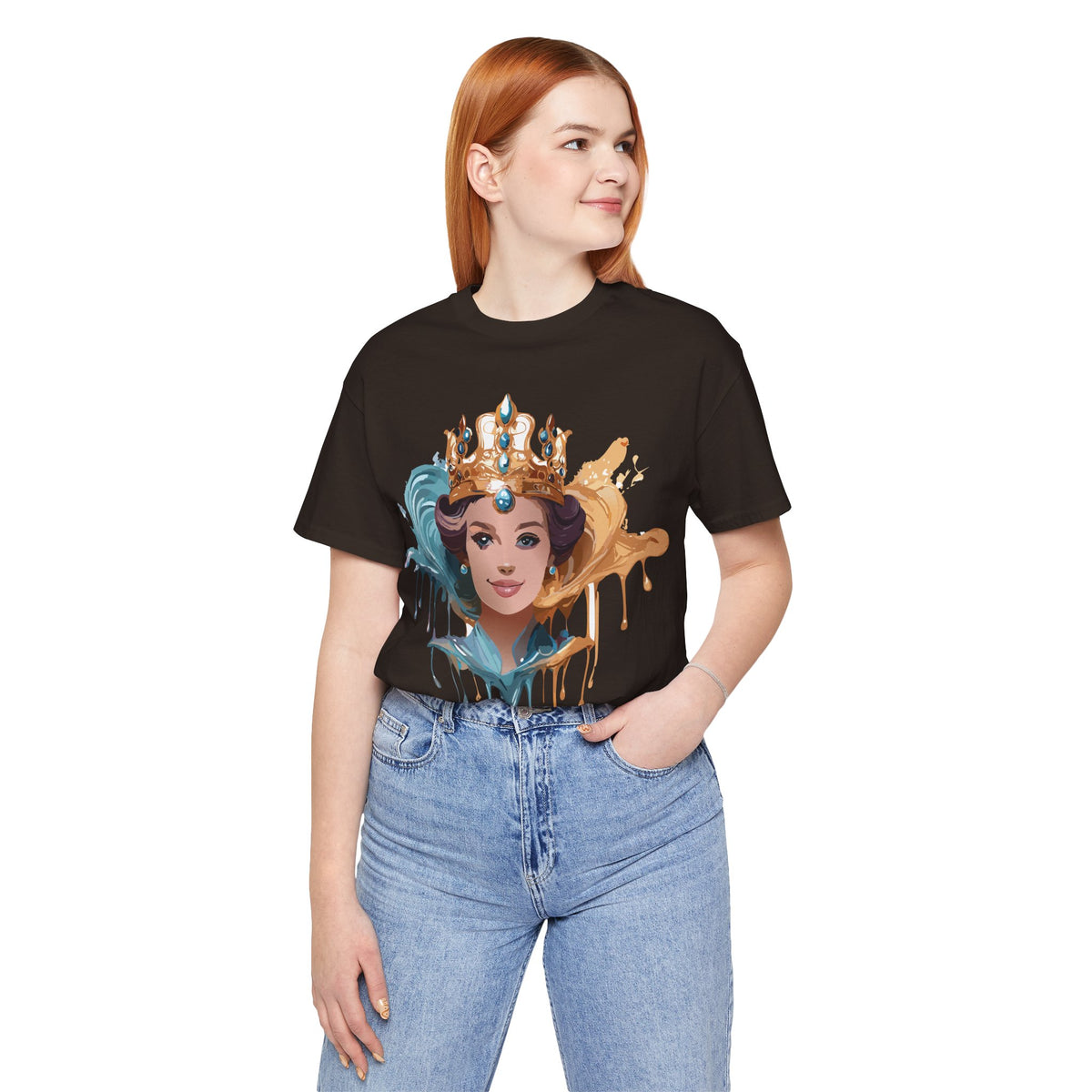 Music Graphic Unisex Cotton Bella+Canvas Tee with Art Design n197