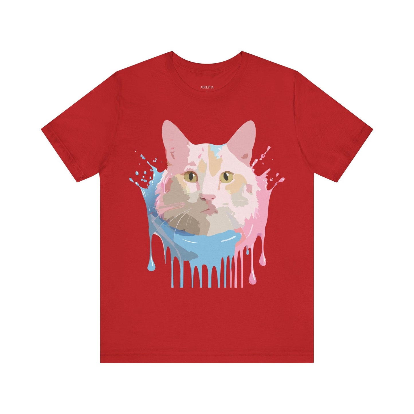 Cat Graphic Tee Unisex Shirt With Vintage Artwork From Adelpha