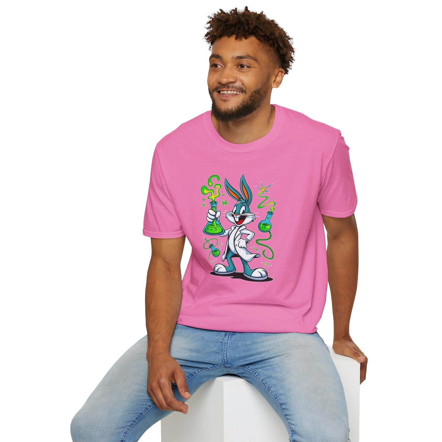 Bugs Bunny T Shirt Cartoon Design Unisex Softstyle 64000 Tee Graphic Shirt Art Design