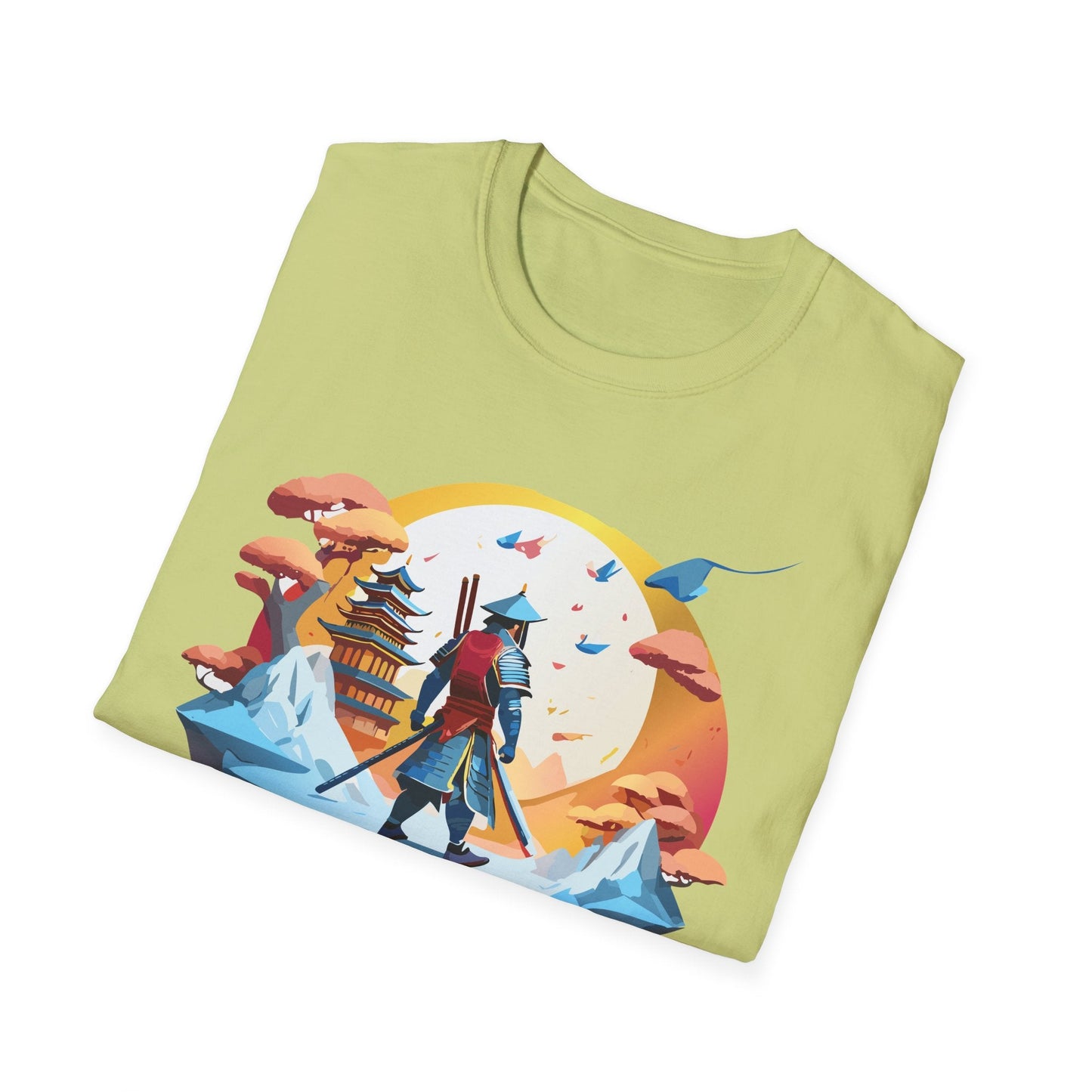 Samurai Shirt Unisex T Shirt Softstyle 64000 Gildan Tee For Everyday Comfort Durable Breathable