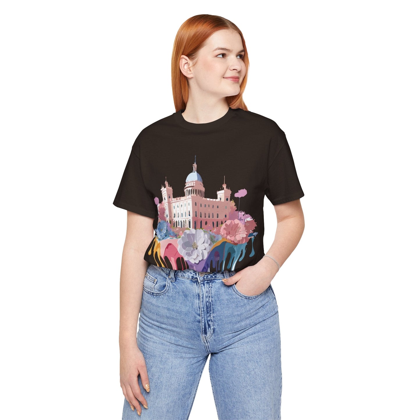 Madrid Tourist Shirt Graphic Tee Unisex Vintage Inspired Artwork By Adelpha Premium Streetwear