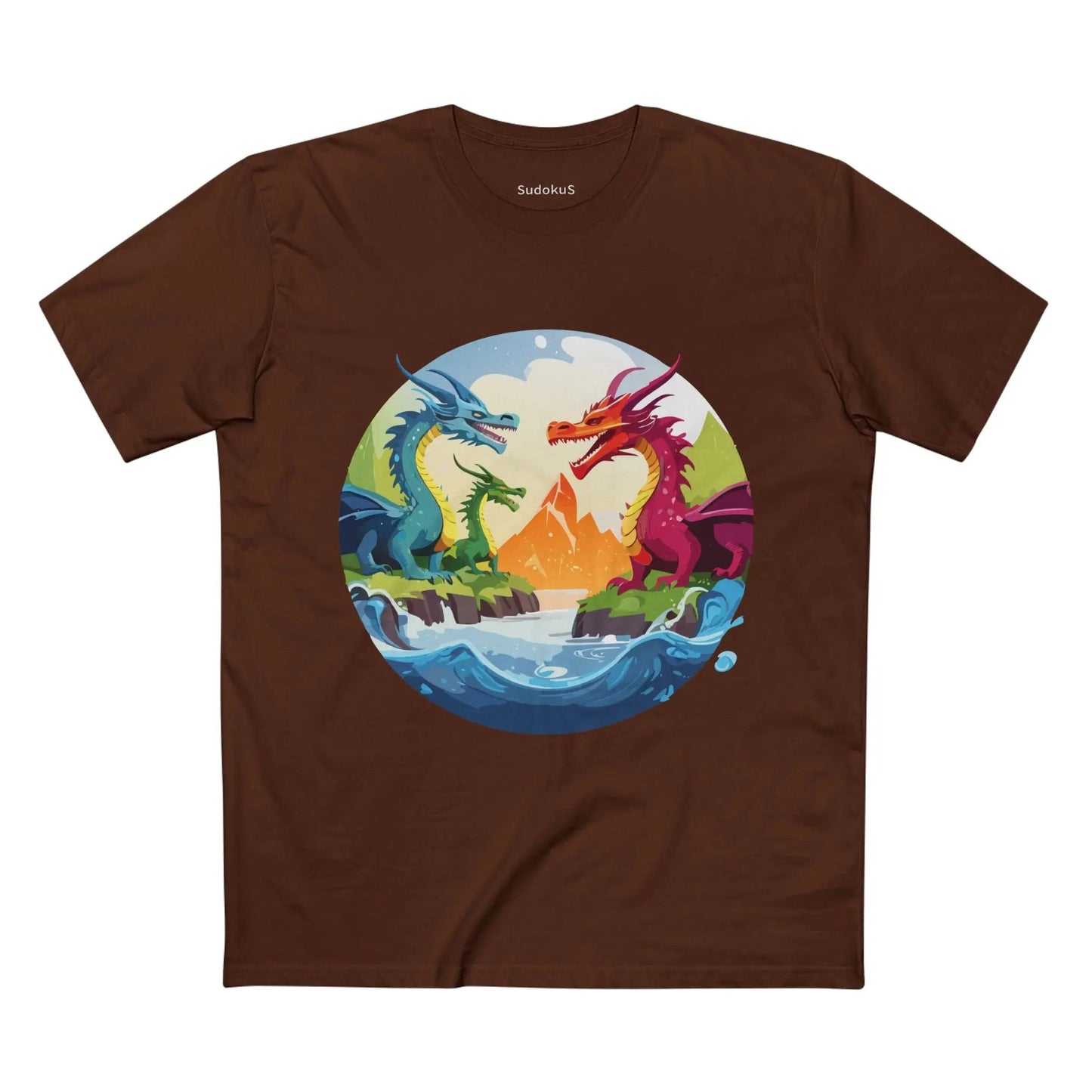 Dragon Graphic Unisex 100 Cotton Staple Tee 22