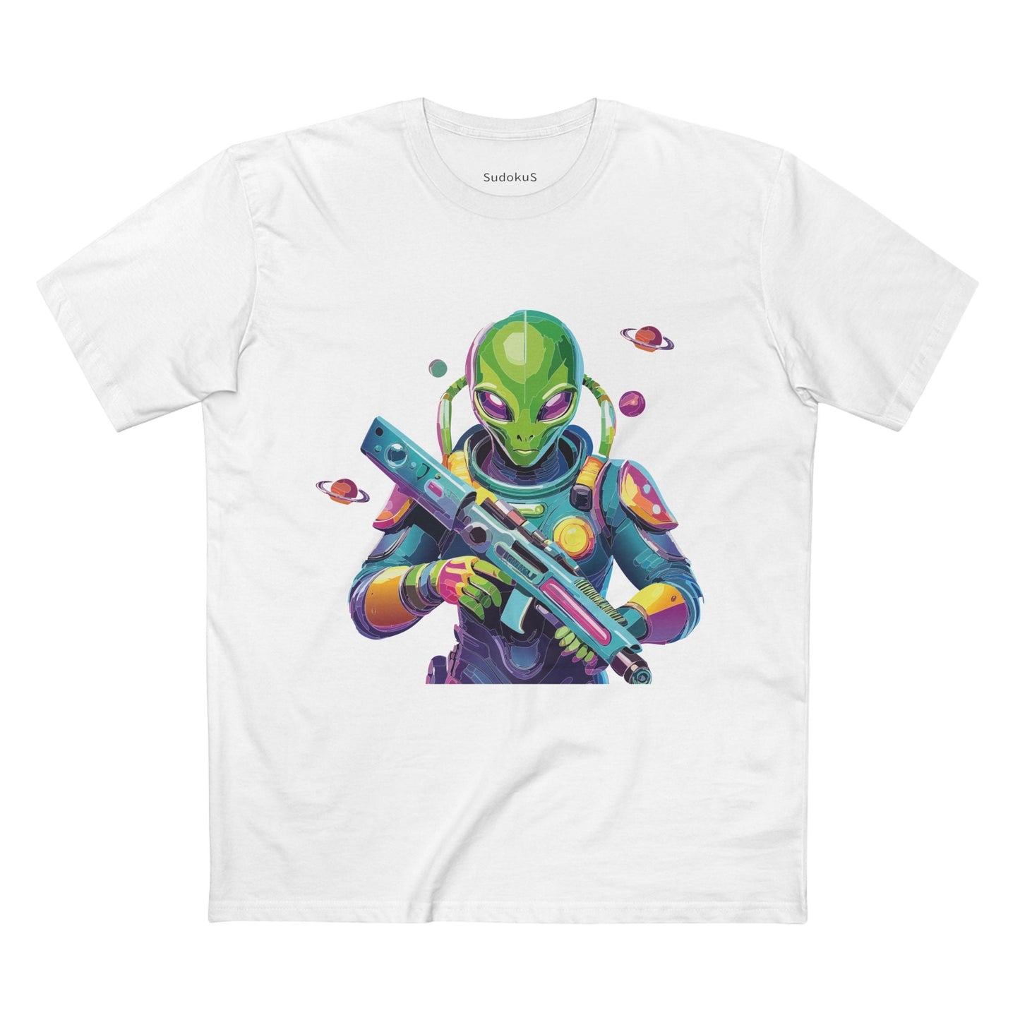 Aliens Graphic Unisex 100 Cotton Staple Tee 58