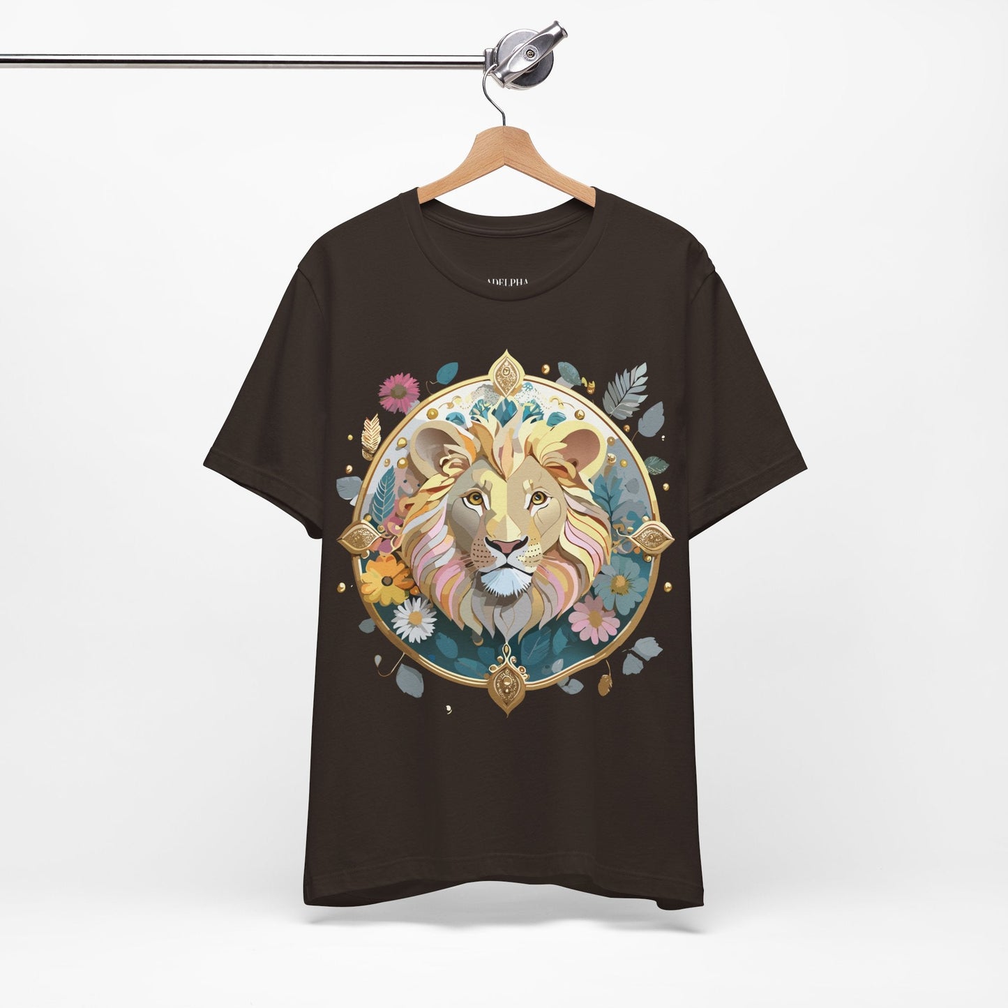 Medallion Graphic Unisex 100 Cotton Vintage Animal Medal Artwork Tee 63