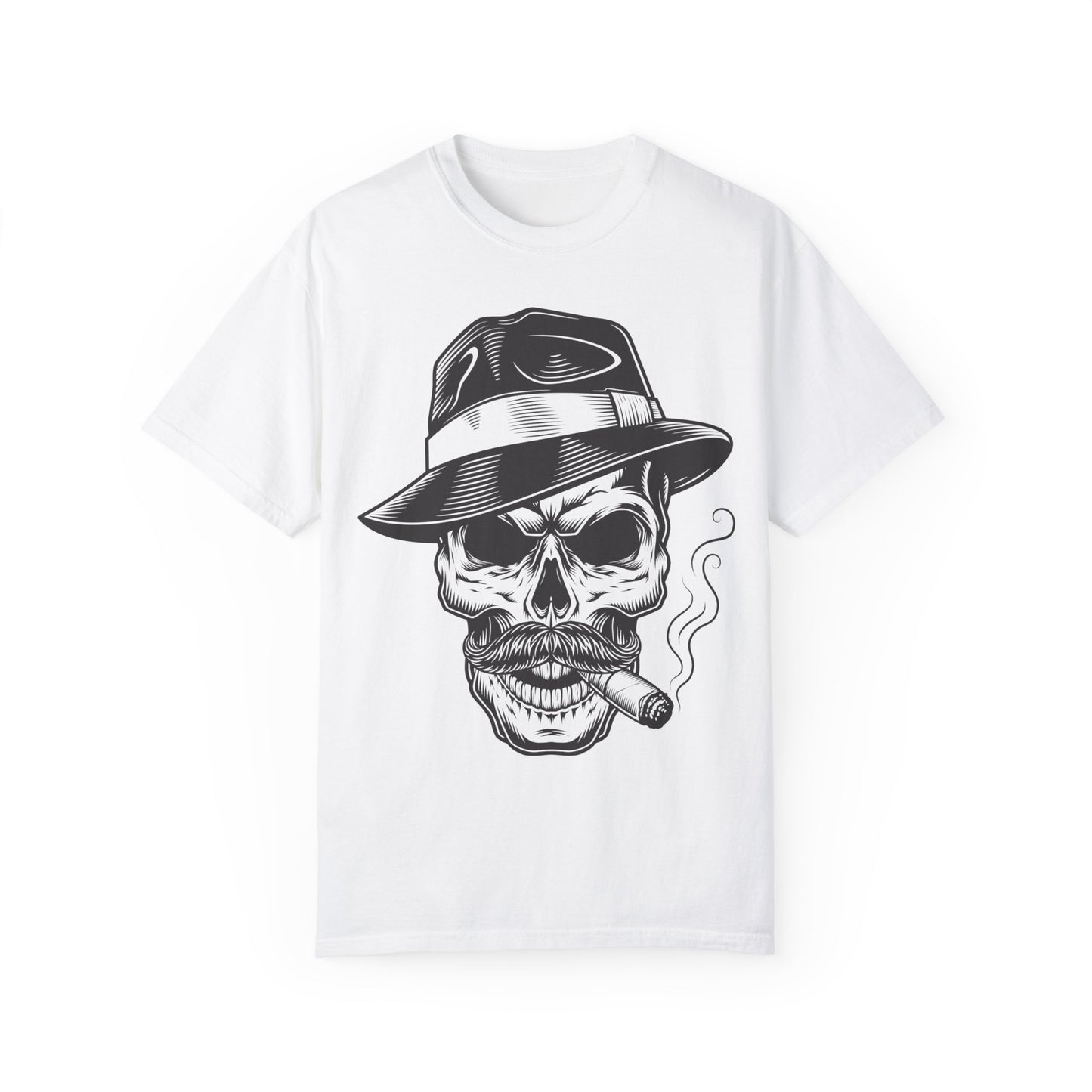 Unisex Cotton Tee Shirt with Skull