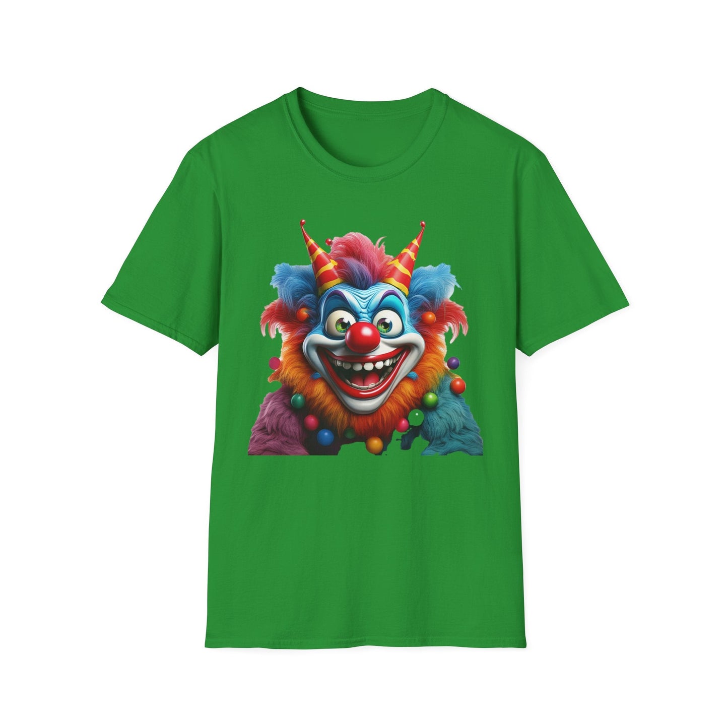 Clown Shirt For Men And Women Funny Circus Tee Scary Man Shirt Unisex Softstyle Tee