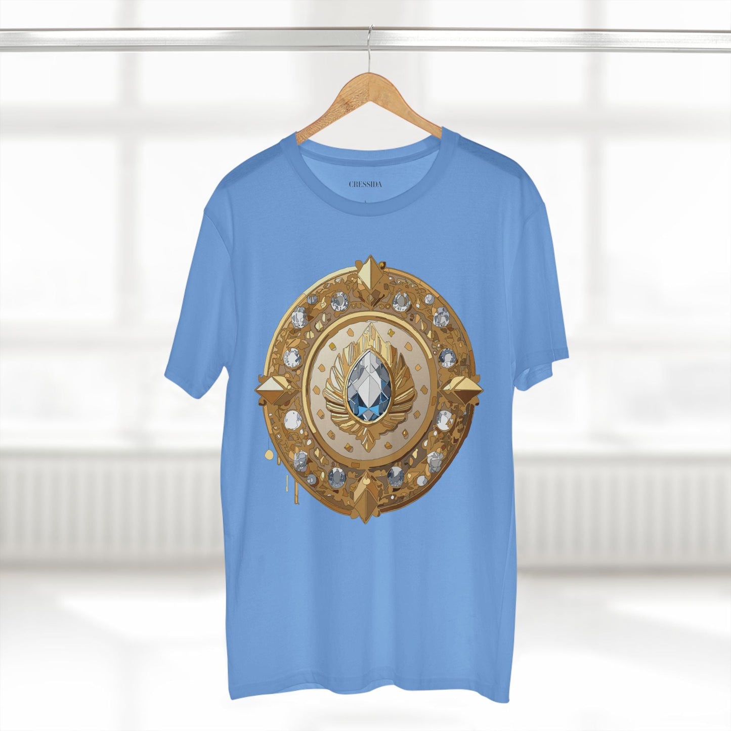 Medallion Graphic T-Shirt Unisex 100 Cotton With Gold Art Design Medal Tee 26