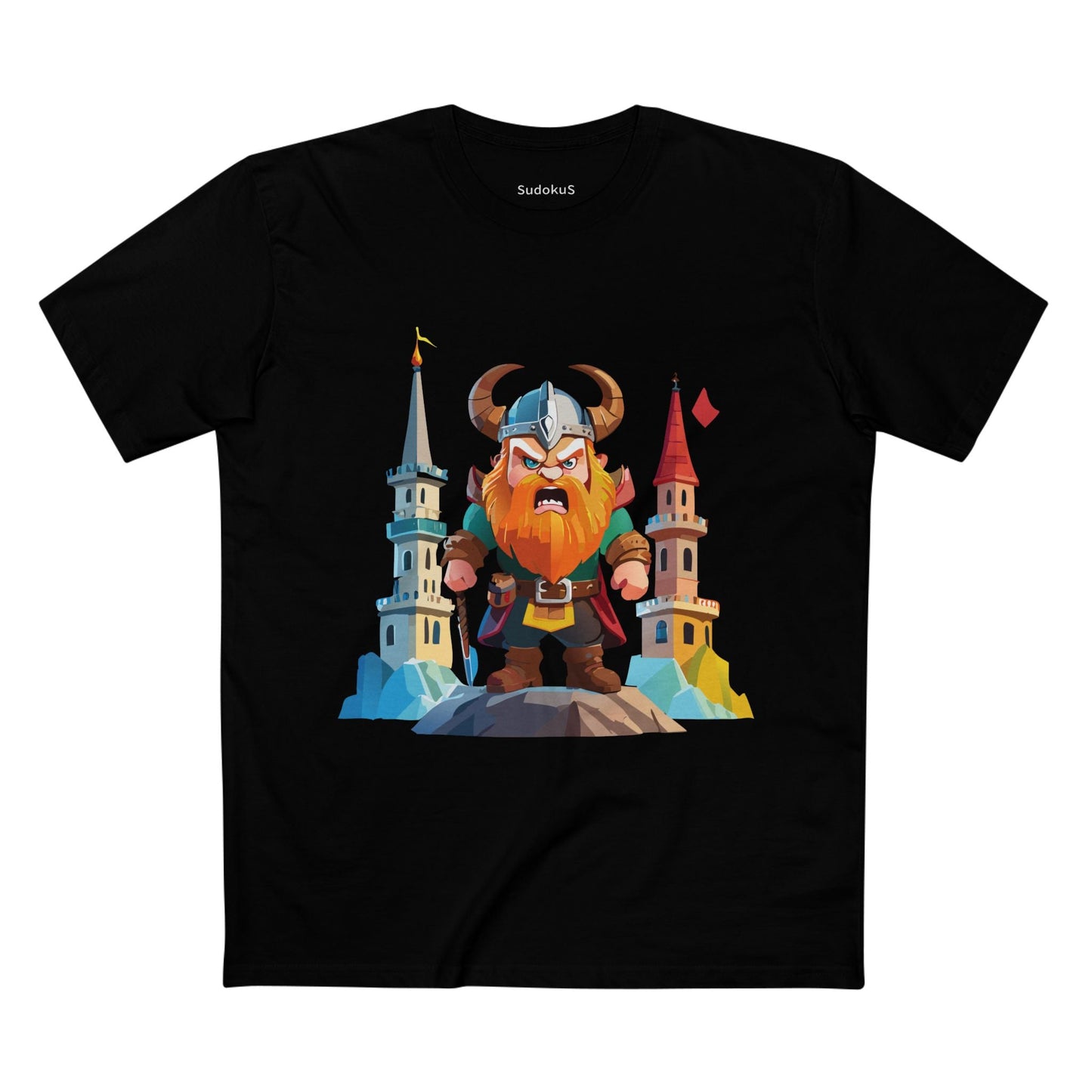 Viking Graphic Unisex 100 Cotton Staple Tee 10