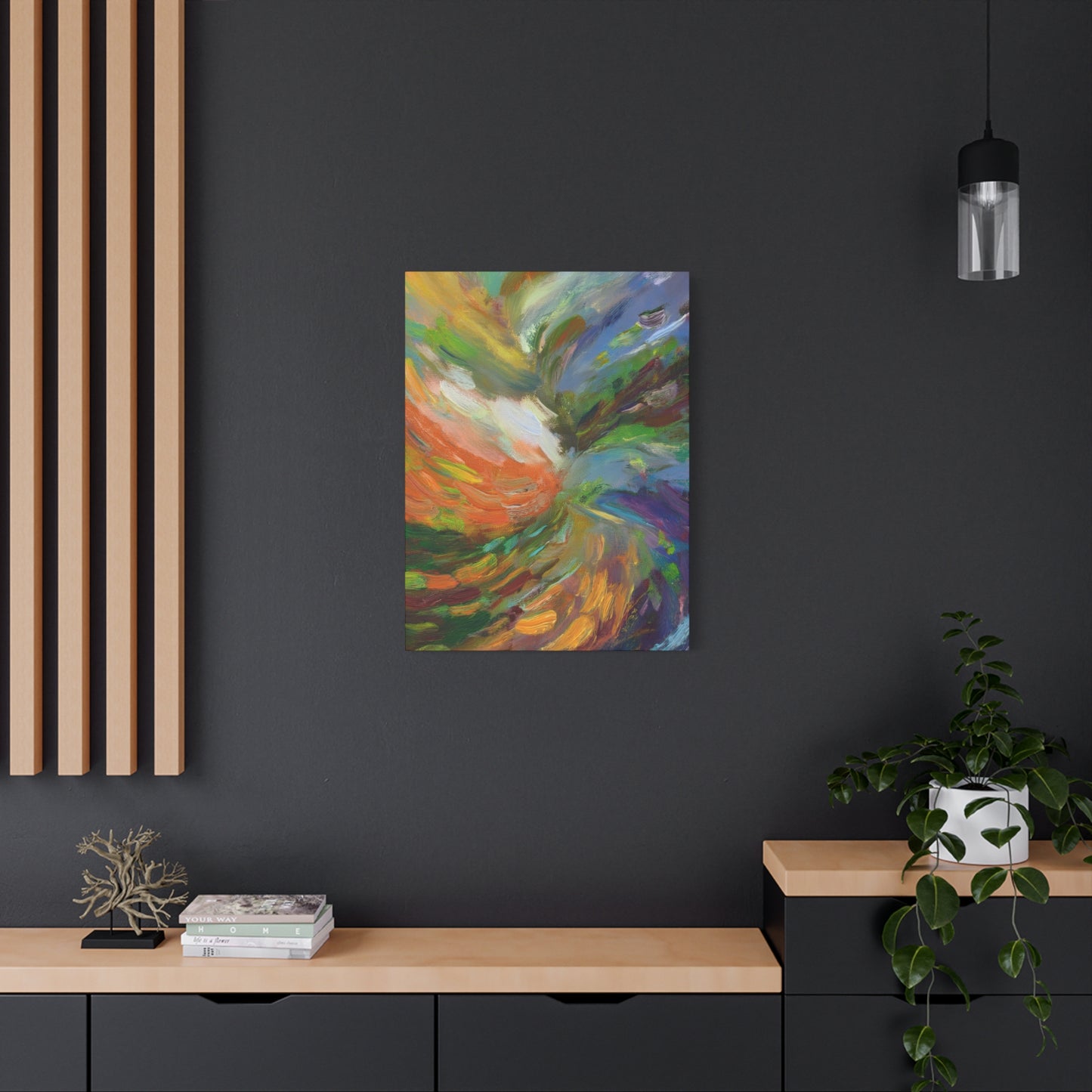 Abstract Oil Painting Print Canvas 20x24,20x30,24x30 24x32,24x36,30x40 32x48,36x48,40x60 Pine-Wood Inner Frame ABS-92