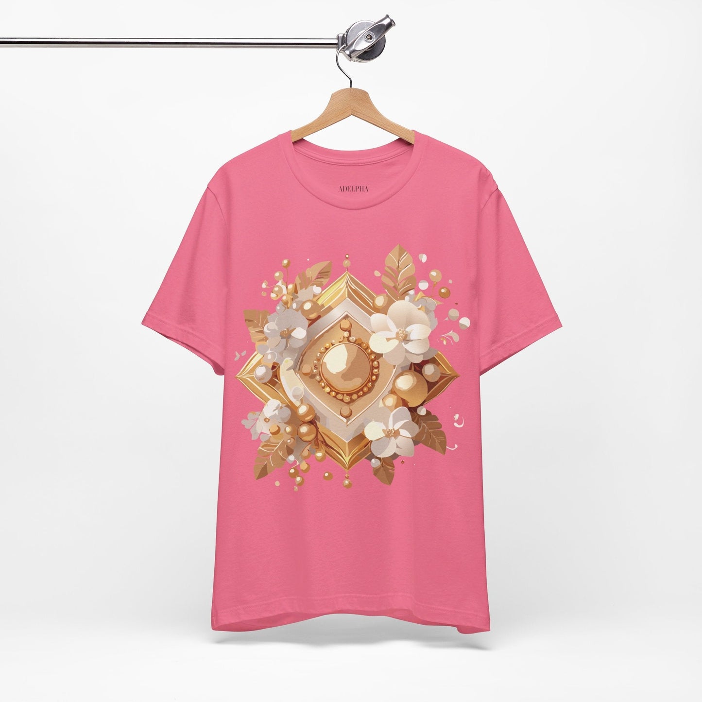Jewelry Graphic Unisex 100 Cotton Vintage Treasure Art T-Shirt 28