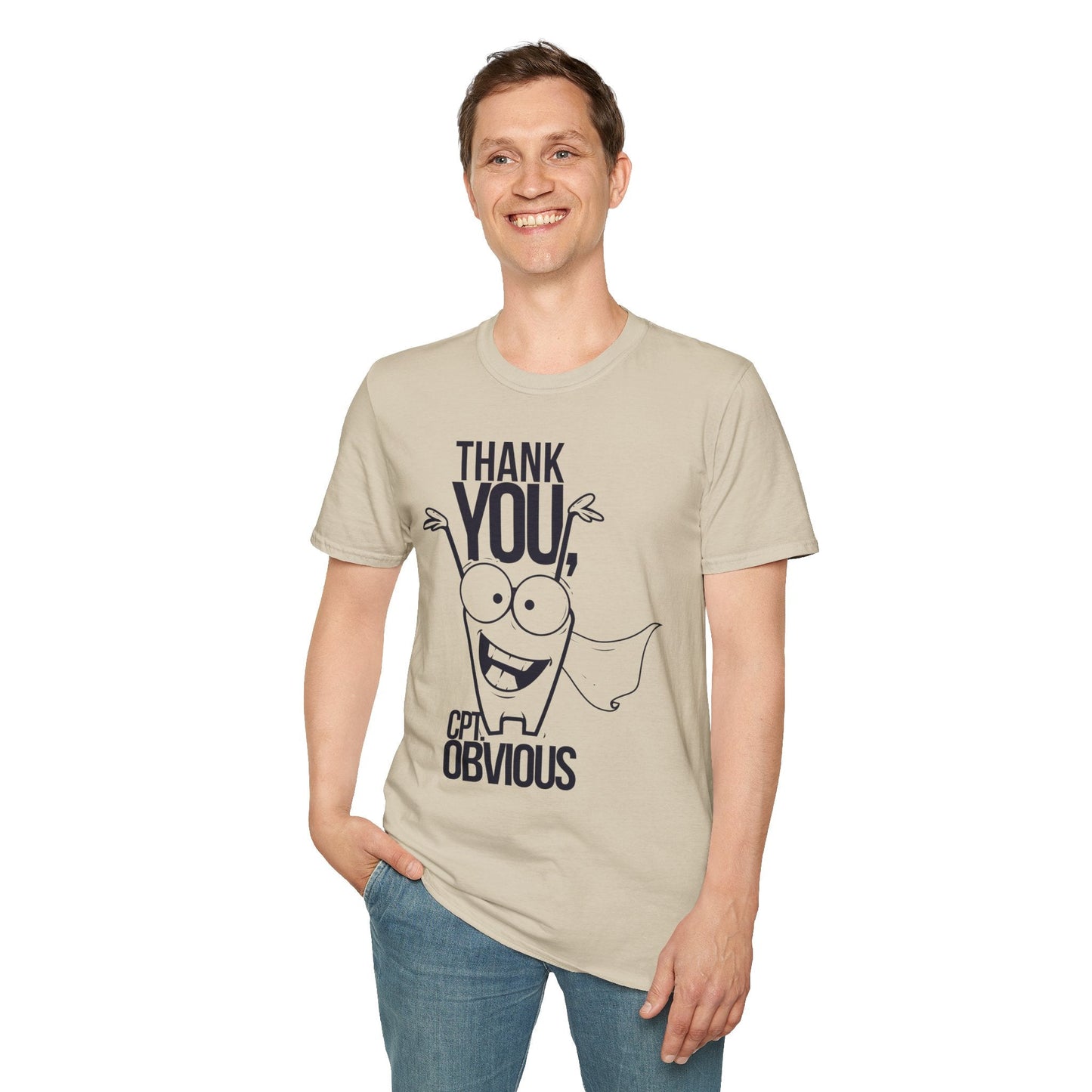 Cartoon T Shirt Animation Funny Tee Unisex Gildan Softstyle 64000 Ring Spun Cotton