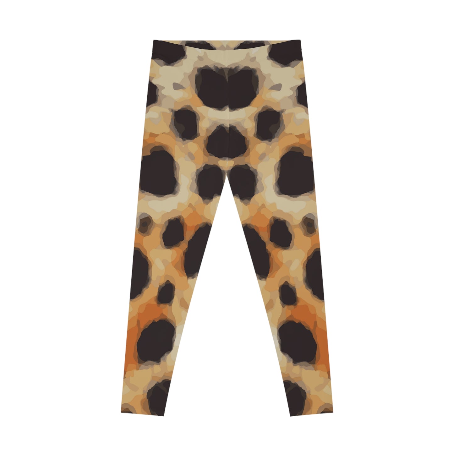 Leggings with animal print