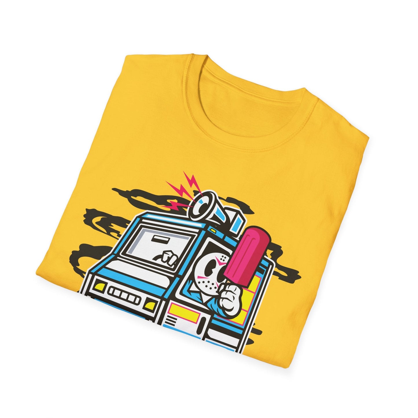 Cartoon T Shirt Animation Tee Funny Unisex Softstyle Gildan 64000 100 Percent Ring Spun Cotton