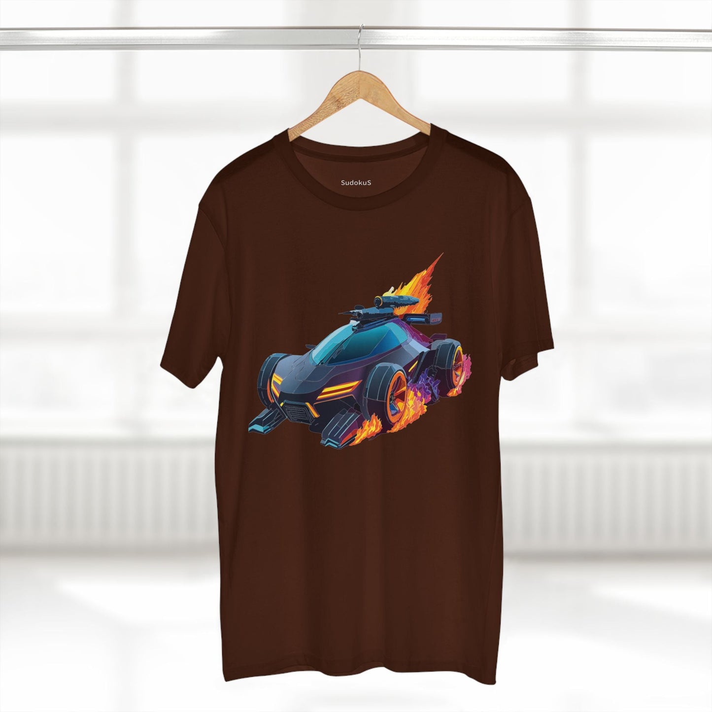 Car Graphic Unisex 100 Cotton Staple Tee 15