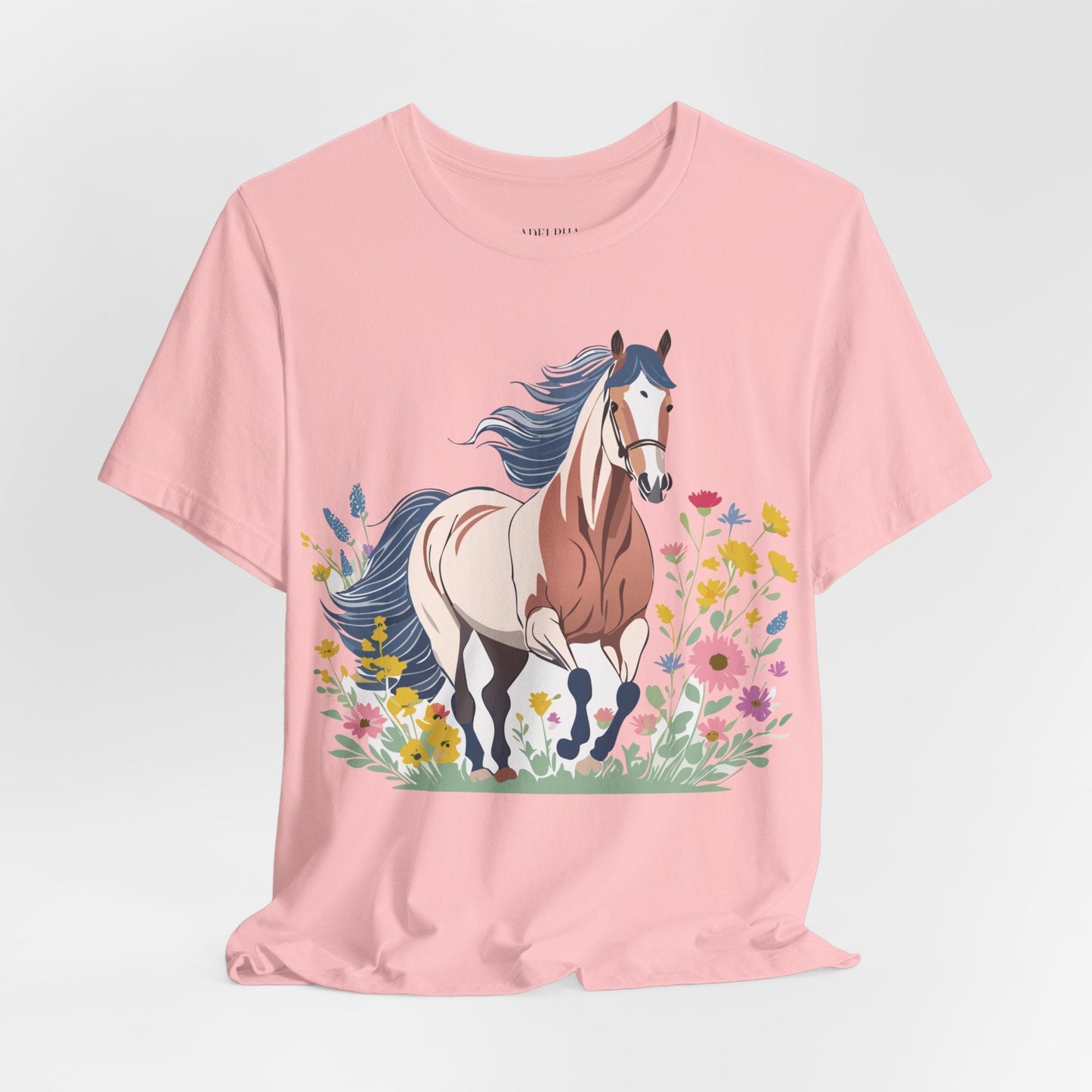 Horse Graphic Unisex 100 Cotton Vintage Animal Art T-Shirt 11