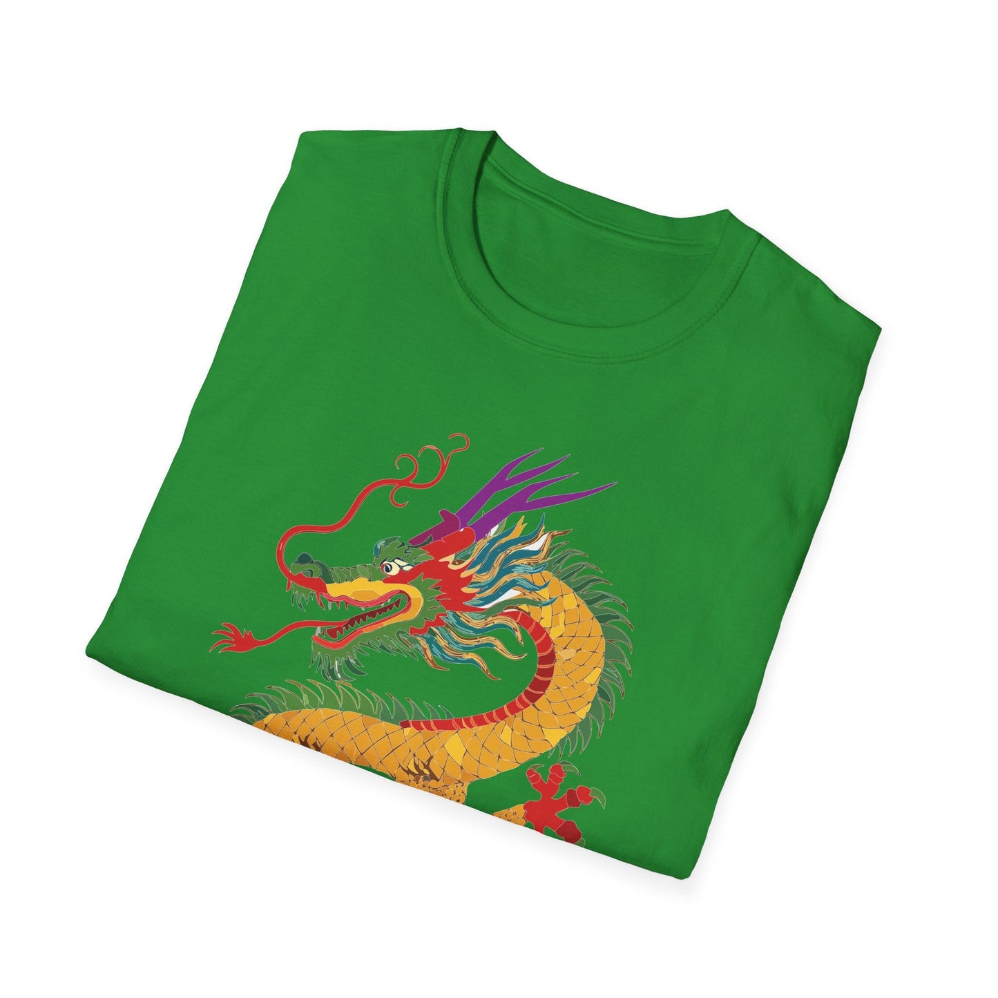 Dragon T Shirt Unisex Dragon Shirt Animal Design Softstyle Ring Spun Cotton Tee Comfort